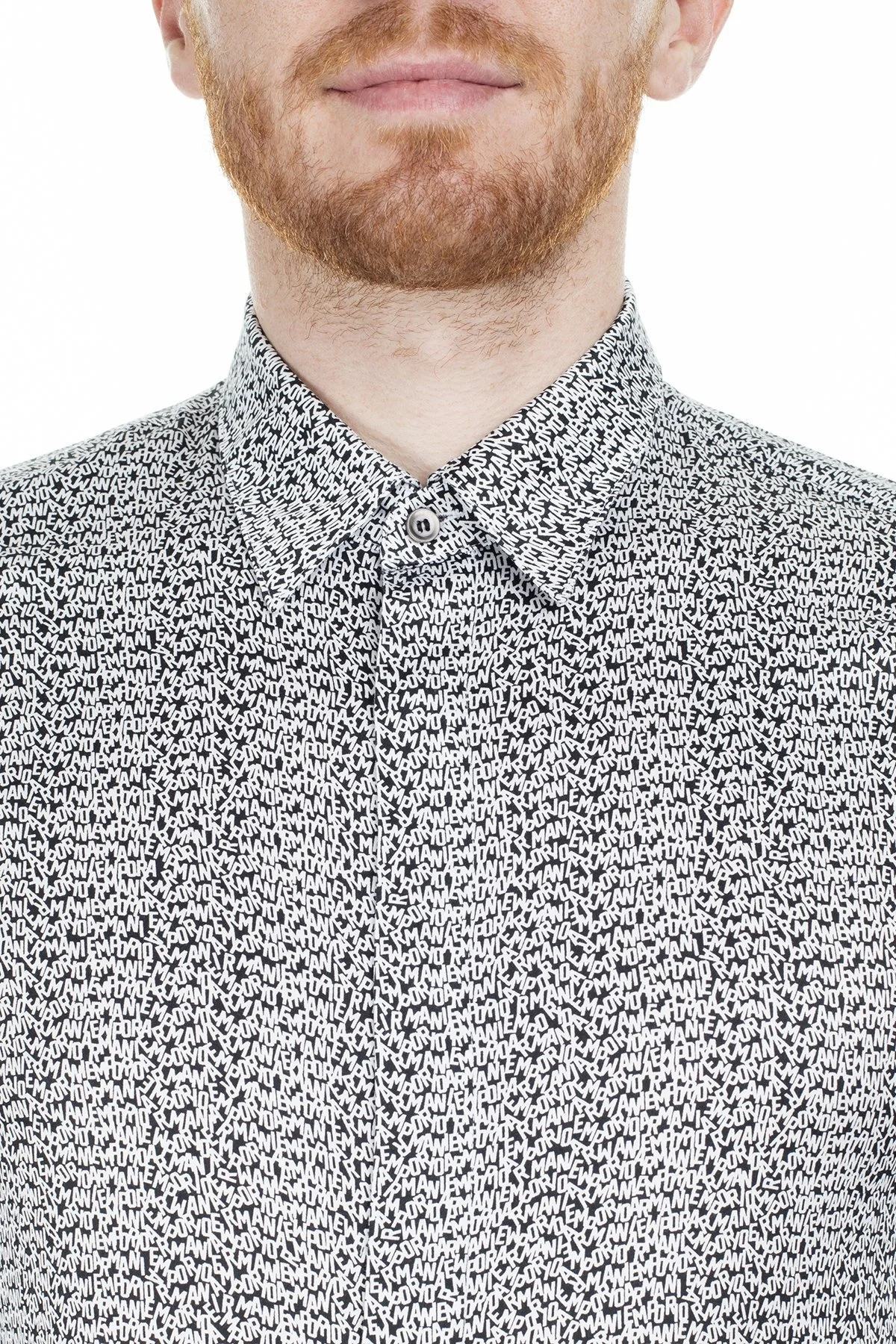 Emporio Armani Slim Fit Erkek Gömlek 3H1CL6 1NJJZ F042 BEYAZ - 6