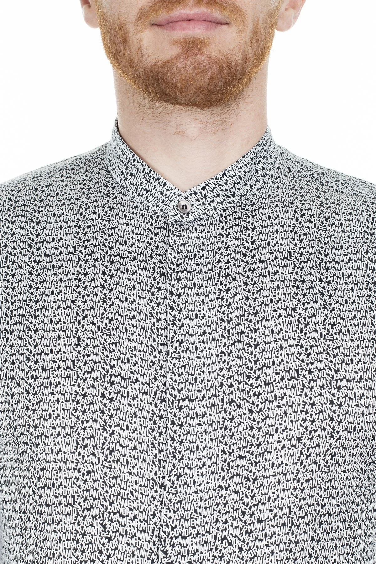 Emporio Armani Slim Fit Erkek Gömlek 3H1CL6 1NJJZ F042 BEYAZ - 7