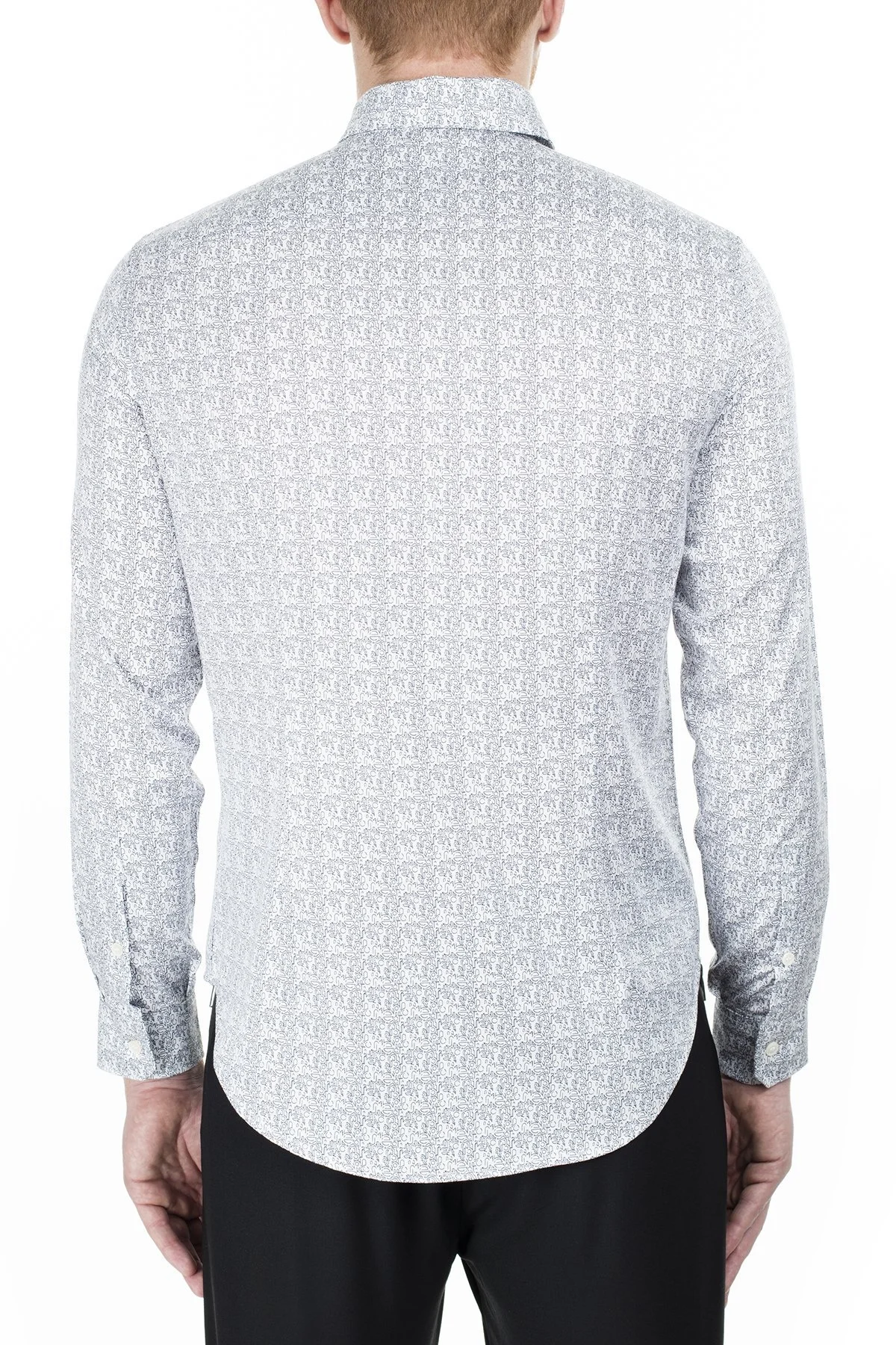 Emporio Armani Slim Fit Erkek Gömlek 3H1CL6 1NJJZ F984 BEYAZ - 2
