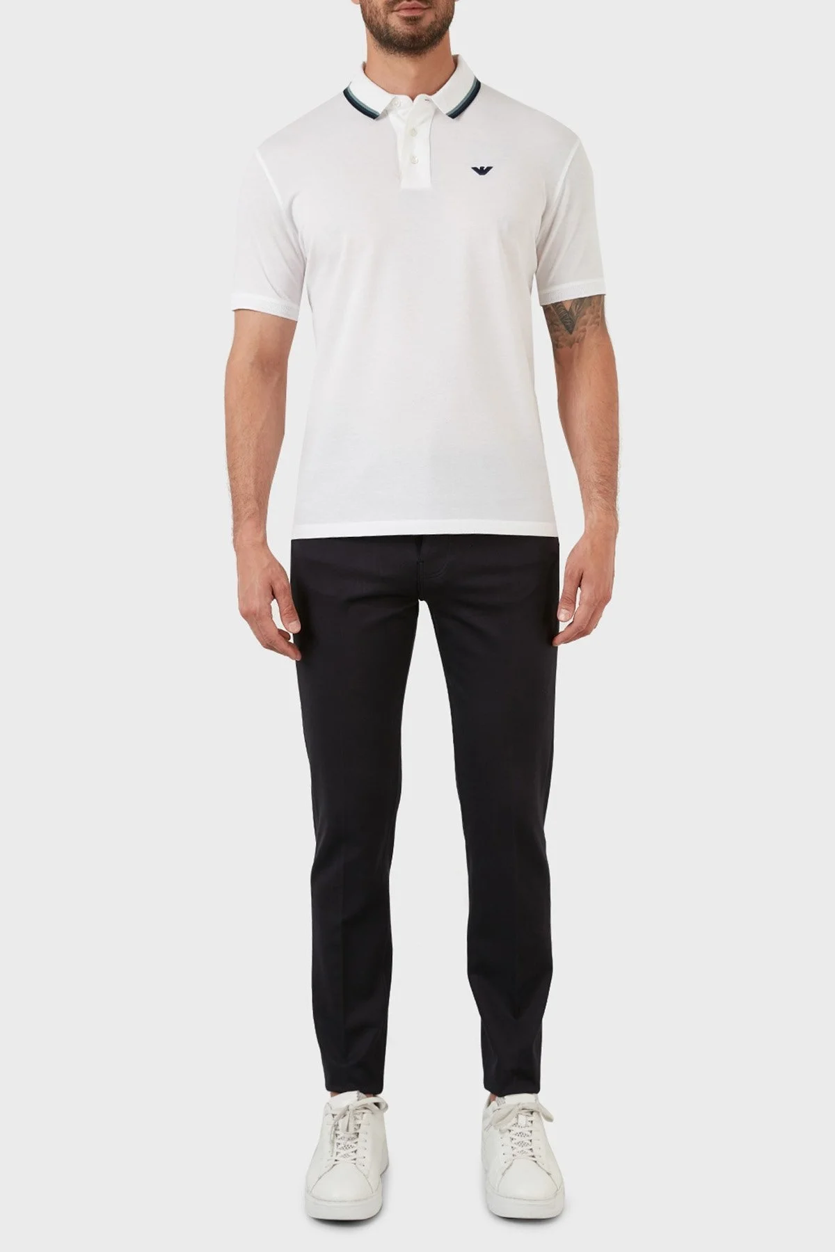 Emporio Armani Slim Fit Normal Bel Cepli Jeans Erkek Kot Pantolon 3L1J75 1JBPZ 0920 LACİVERT - 1