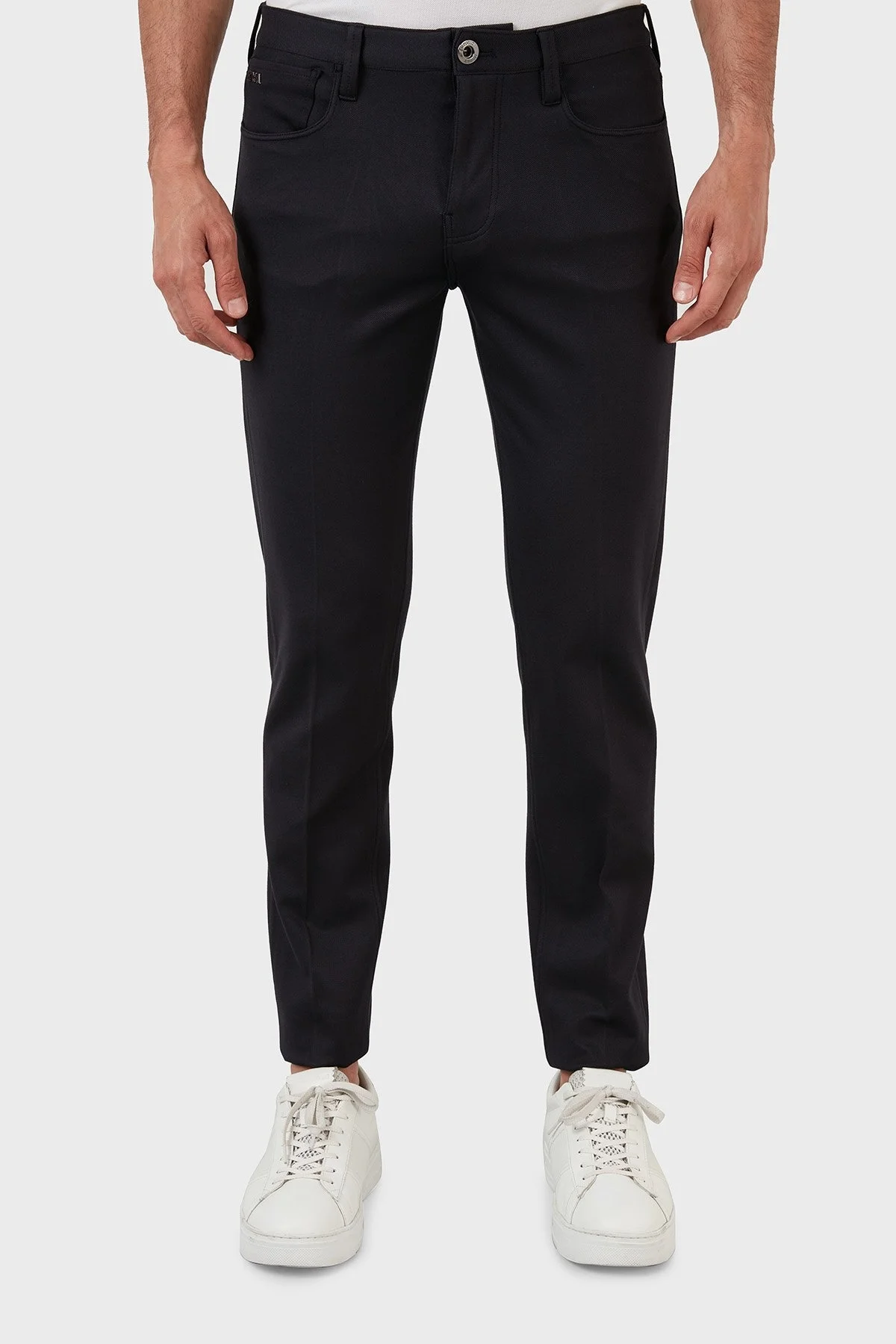 Emporio Armani Slim Fit Normal Bel Cepli Jeans Erkek Kot Pantolon 3L1J75 1JBPZ 0920 LACİVERT - 2