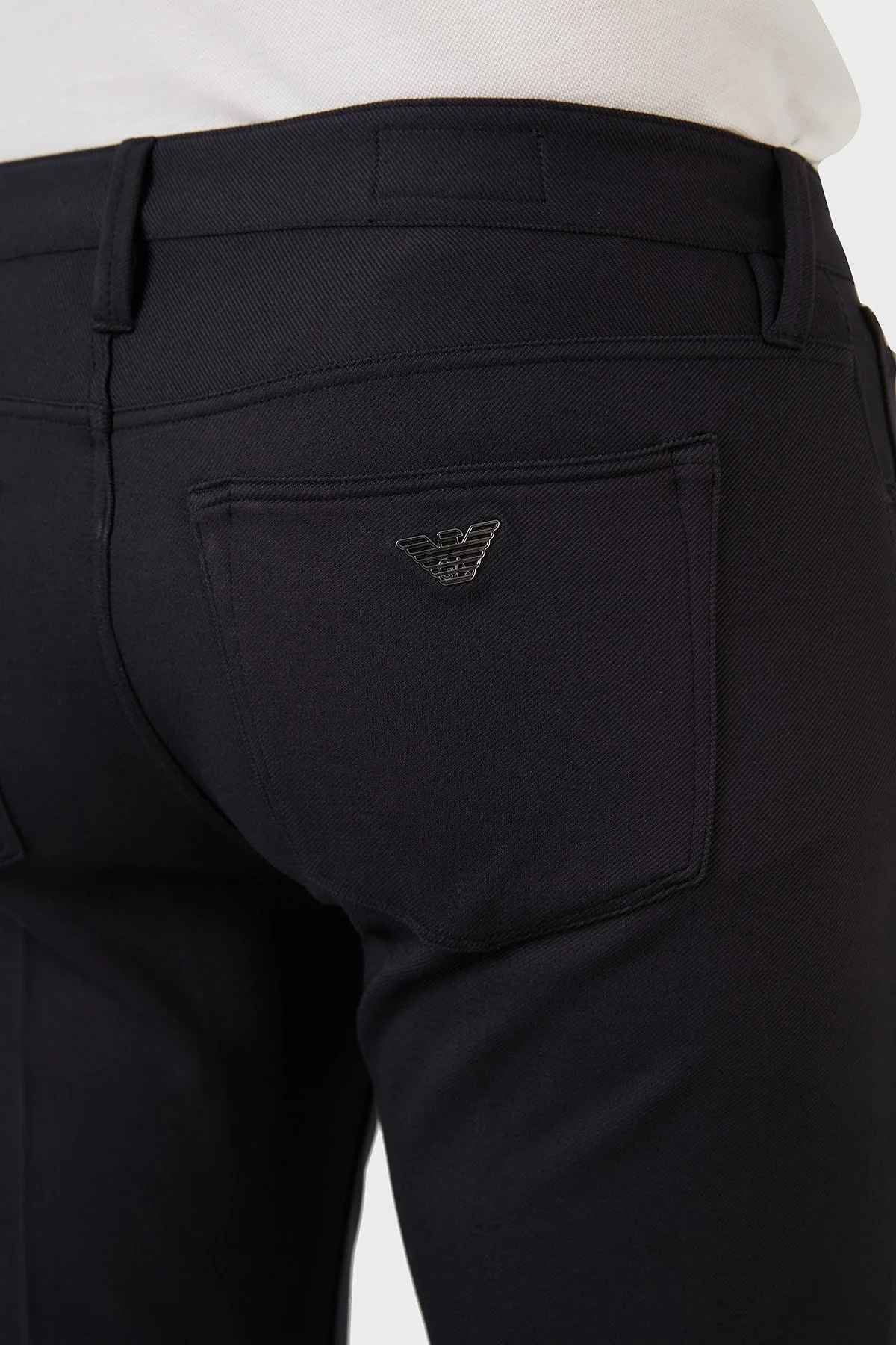 Emporio Armani Slim Fit Normal Bel Cepli Jeans Erkek Kot Pantolon 3L1J75 1JBPZ 0920 LACİVERT - 6