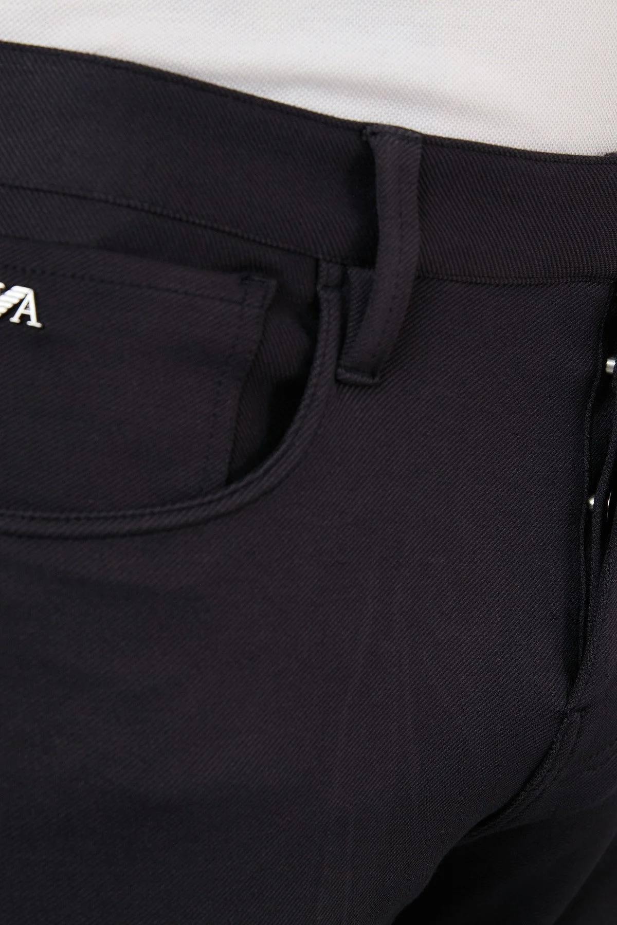 Emporio Armani Slim Fit Normal Bel Cepli Jeans Erkek Kot Pantolon 3L1J75 1JBPZ 0920 LACİVERT - 7