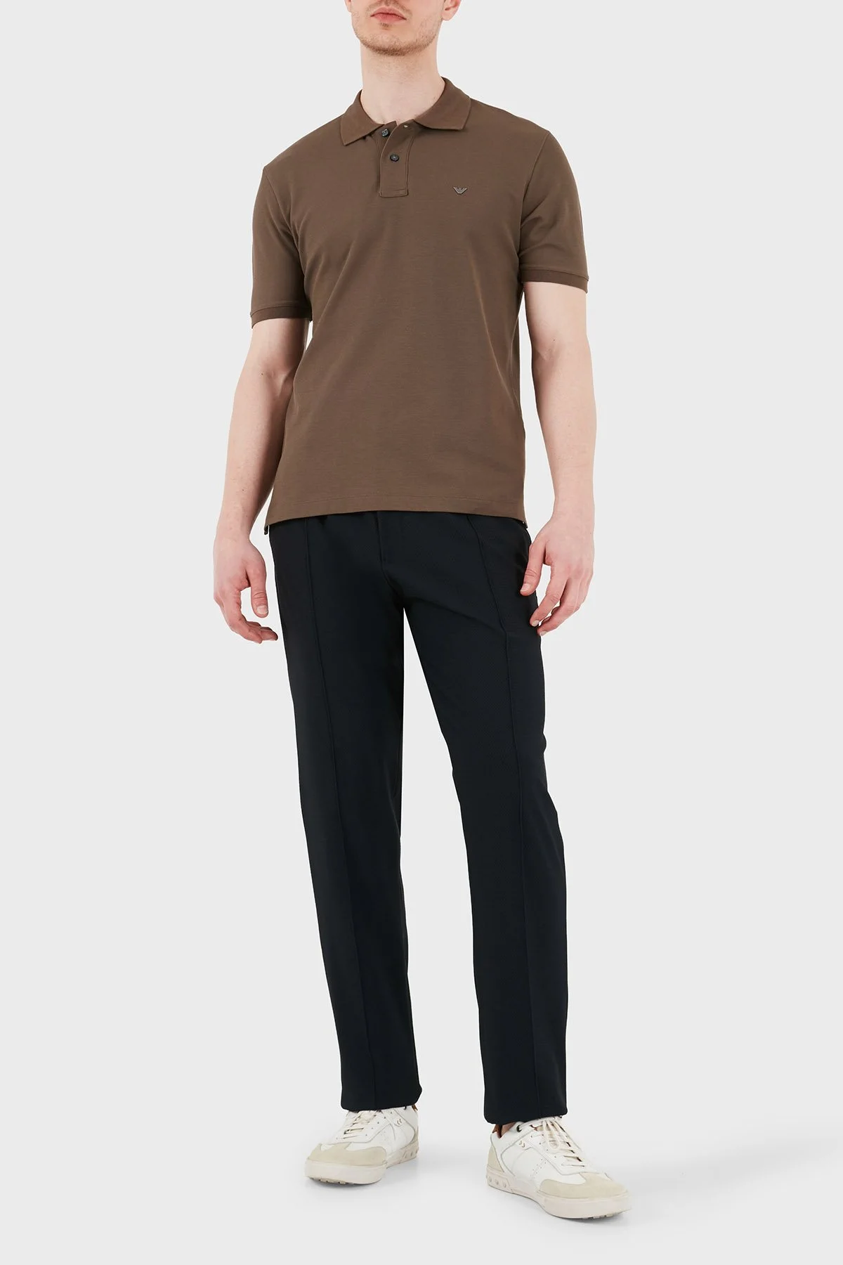 Emporio Armani Slim Fit Normal Bel Dar Paça Erkek Pantolon EM004672 TE11109 UB109 LACİVERT - 2