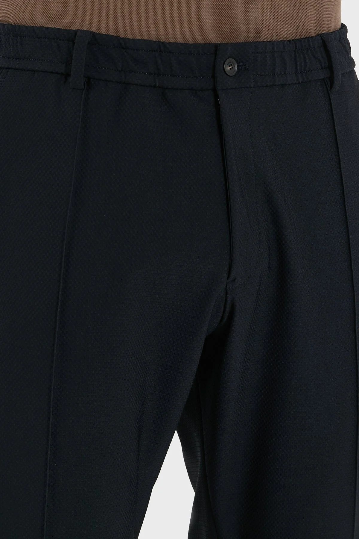 Emporio Armani Slim Fit Normal Bel Dar Paça Erkek Pantolon EM004672 TE11109 UB109 LACİVERT - 6