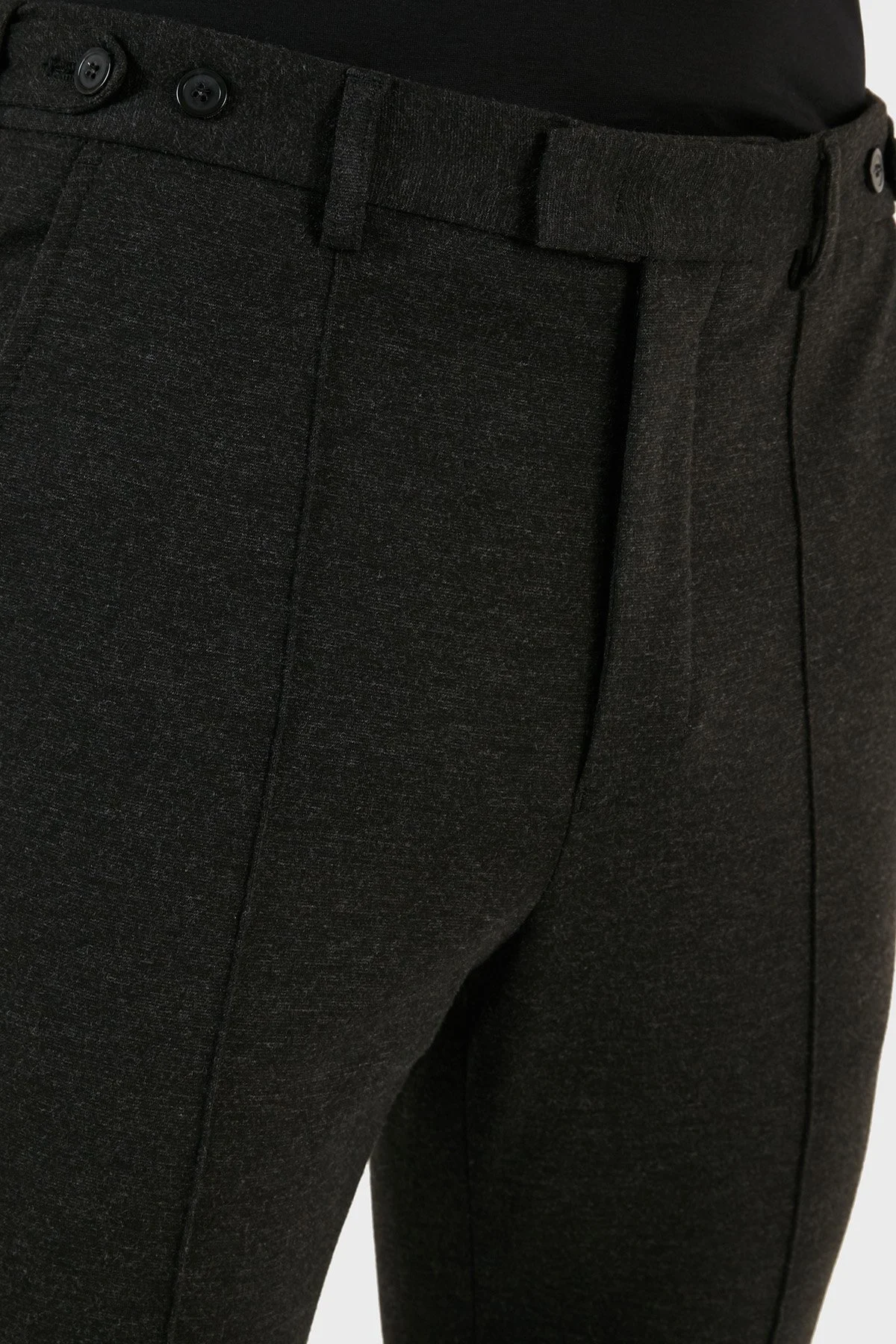 Emporio Armani Slim Fit Normal Bel Düz Paça Erkek Pantolon H41P44 E1613 632 ANTRASİT - 5