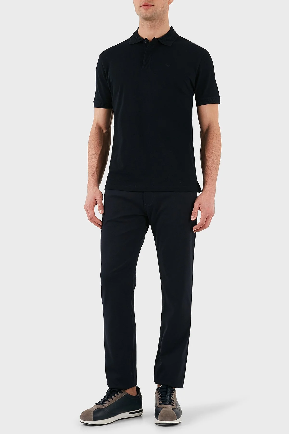 Emporio Armani Slim Fit Normal Bel Düz Paça Jeans Erkek Kot Pantolon EM001713 TE11112 UB081 LACİVERT - 9