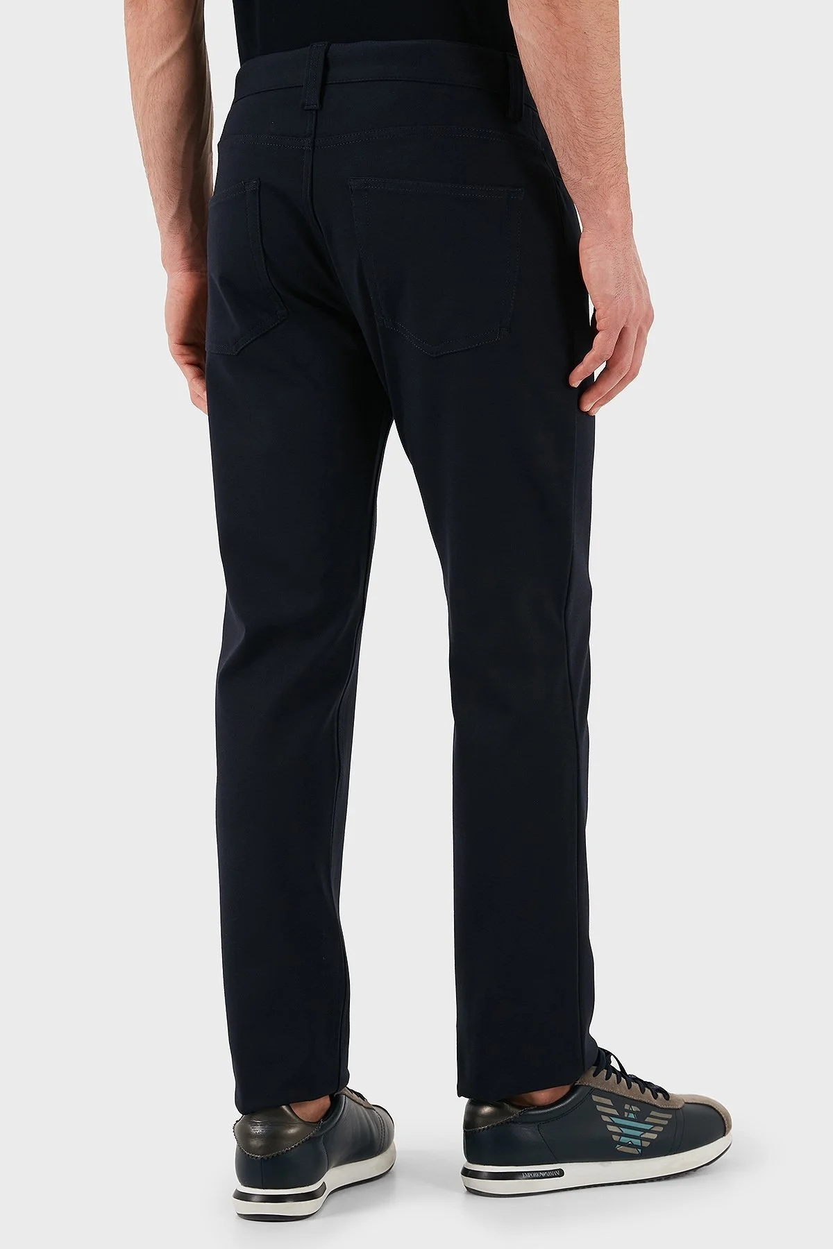 Emporio Armani Slim Fit Normal Bel Düz Paça Jeans Erkek Kot Pantolon EM001713 TE11112 UB081 LACİVERT - 14