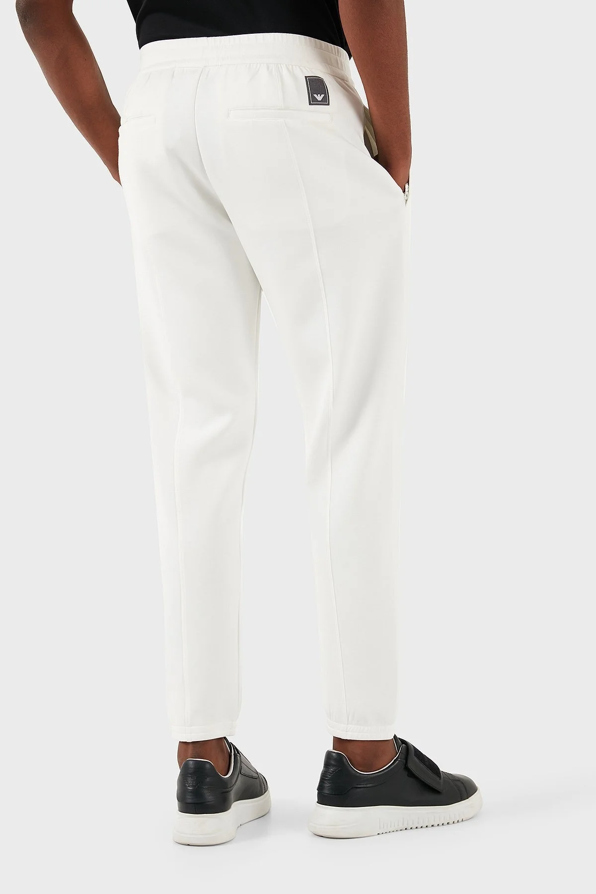 Emporio Armani Slim Fit Normal Bel Jogger Erkek Pantolon EM000315 AF10103 U0003 BEYAZ - 6