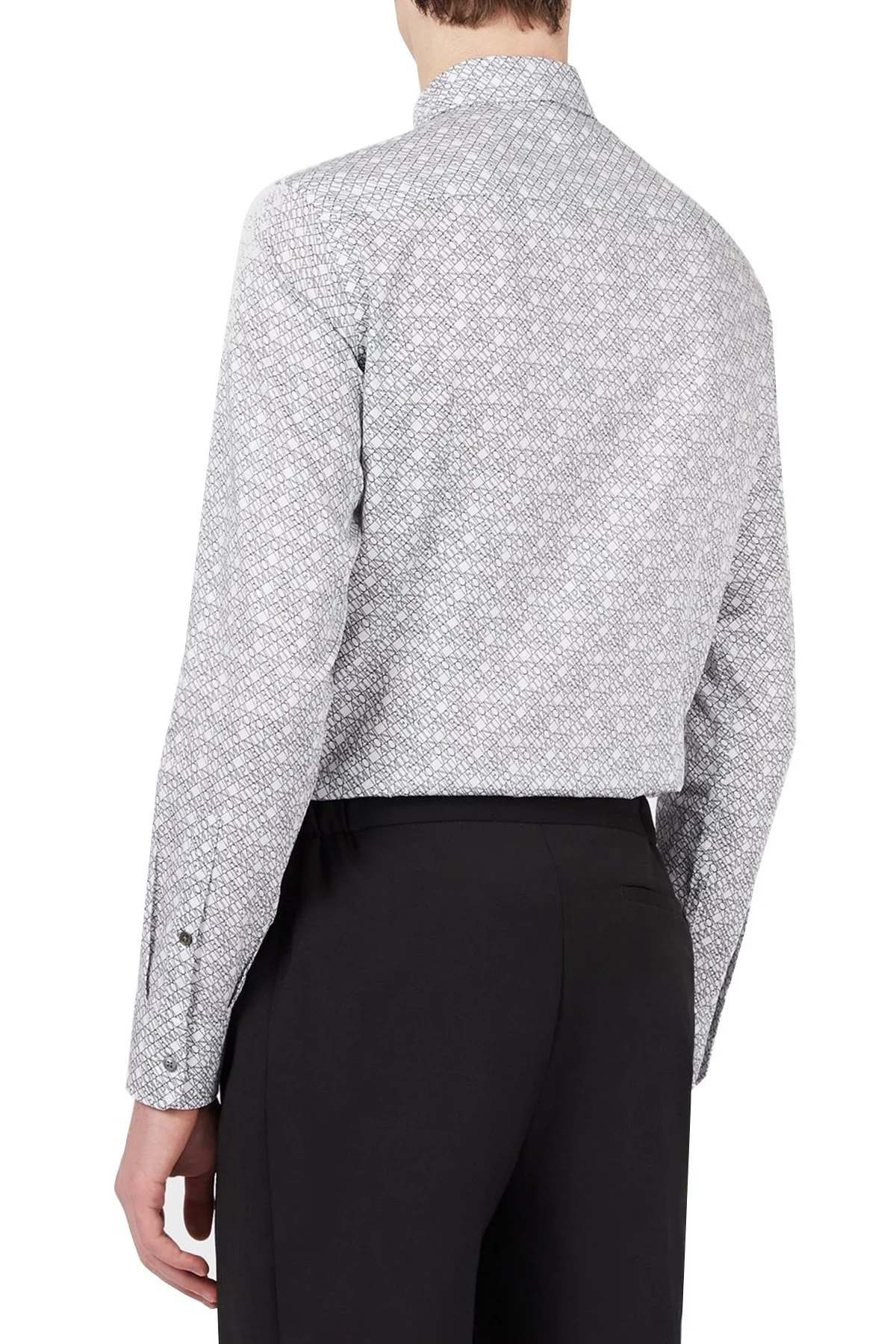 Emporio Armani Slim Fit Pamuklu Erkek Gömlek 3K1CC0 1NXTZ F109 BEYAZ - 2