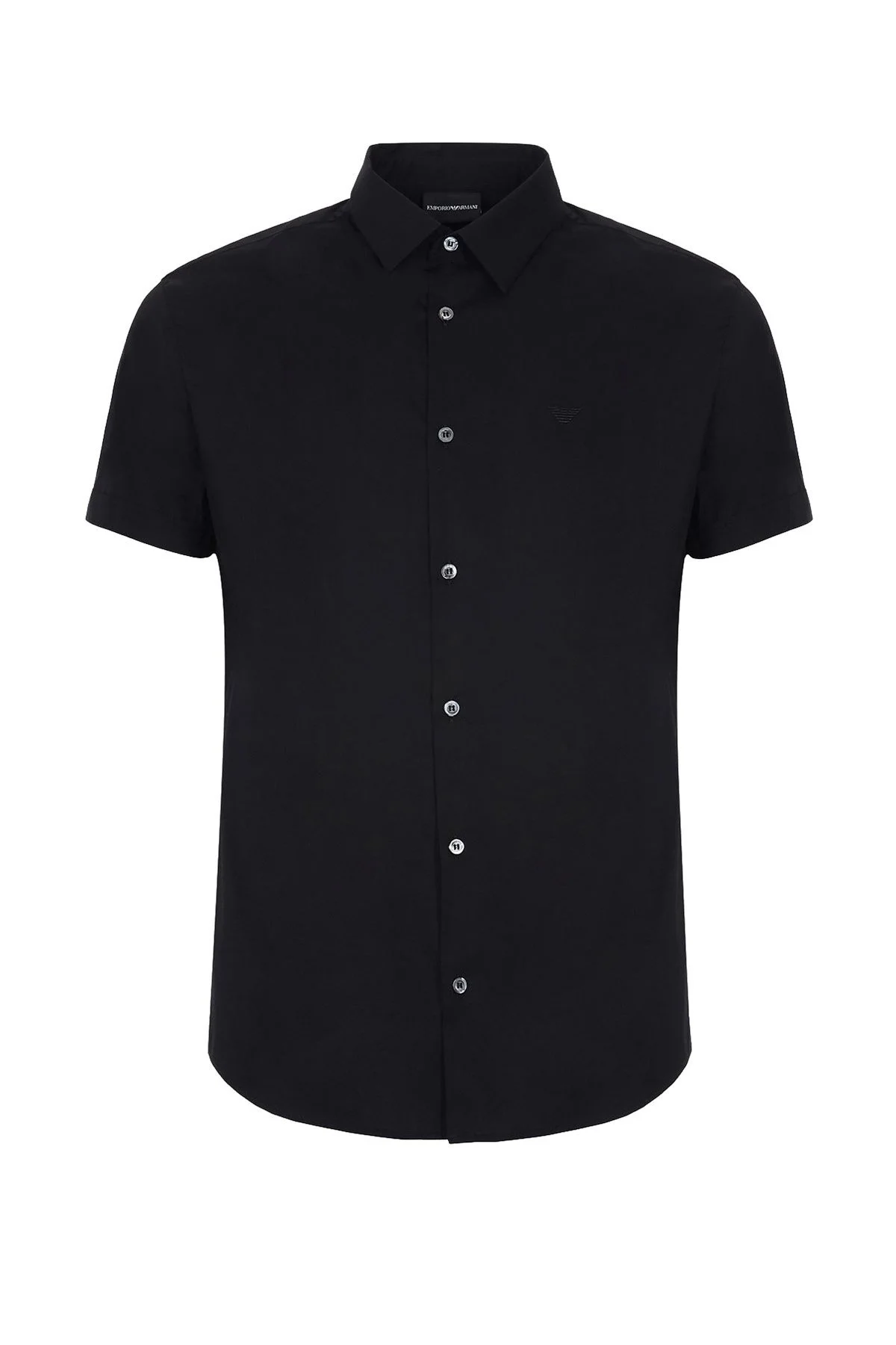 Emporio Armani Slim Fit Pamuklu Erkek Gömlek 8N1C10 1N06Z 0999 SİYAH - 3