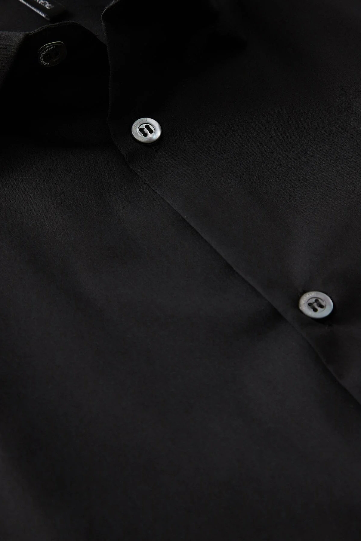 Emporio Armani Slim Fit Pamuklu Erkek Gömlek 8N1C10 1N06Z 0999 SİYAH - 5