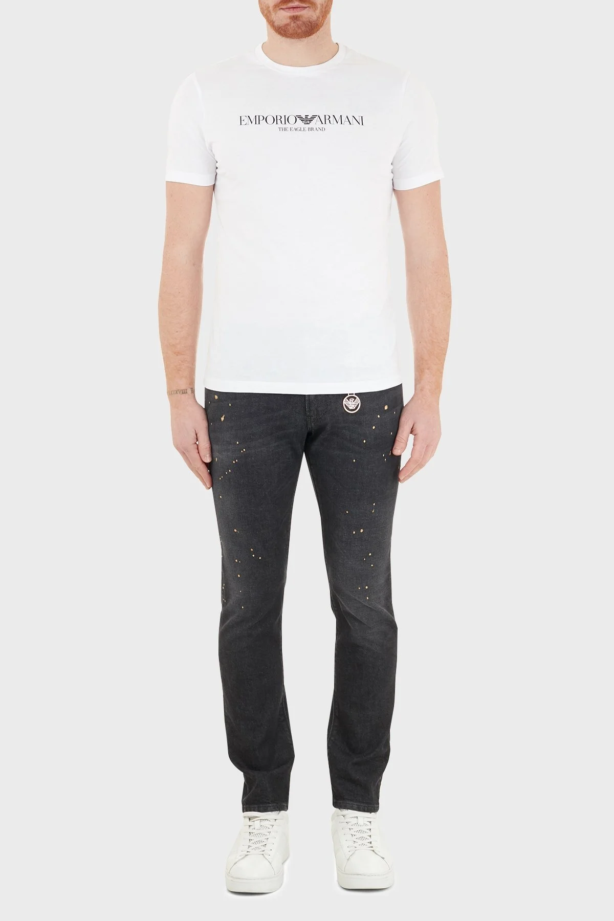 Emporio Armani Slim Fit Pamuklu J06 Jeans Erkek Kot Pantolon 6H1J06 1D8GZ 0006 SİYAH - 1