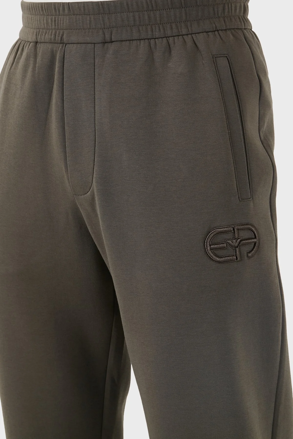 Emporio Armani Slim Fit Pamuklu Logolu Beli Lastikli Cepli Erkek Pantolon 8N1PT0 1JHSZ 06K0 HAKİ - 13