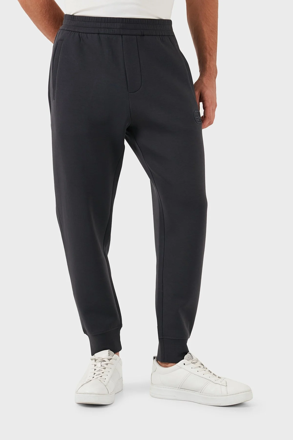 Emporio Armani Slim Fit Pamuklu Logolu Beli Lastikli Cepli Erkek Pantolon 8N1PT0 1JHSZ 0842 ANTRASİT - 10