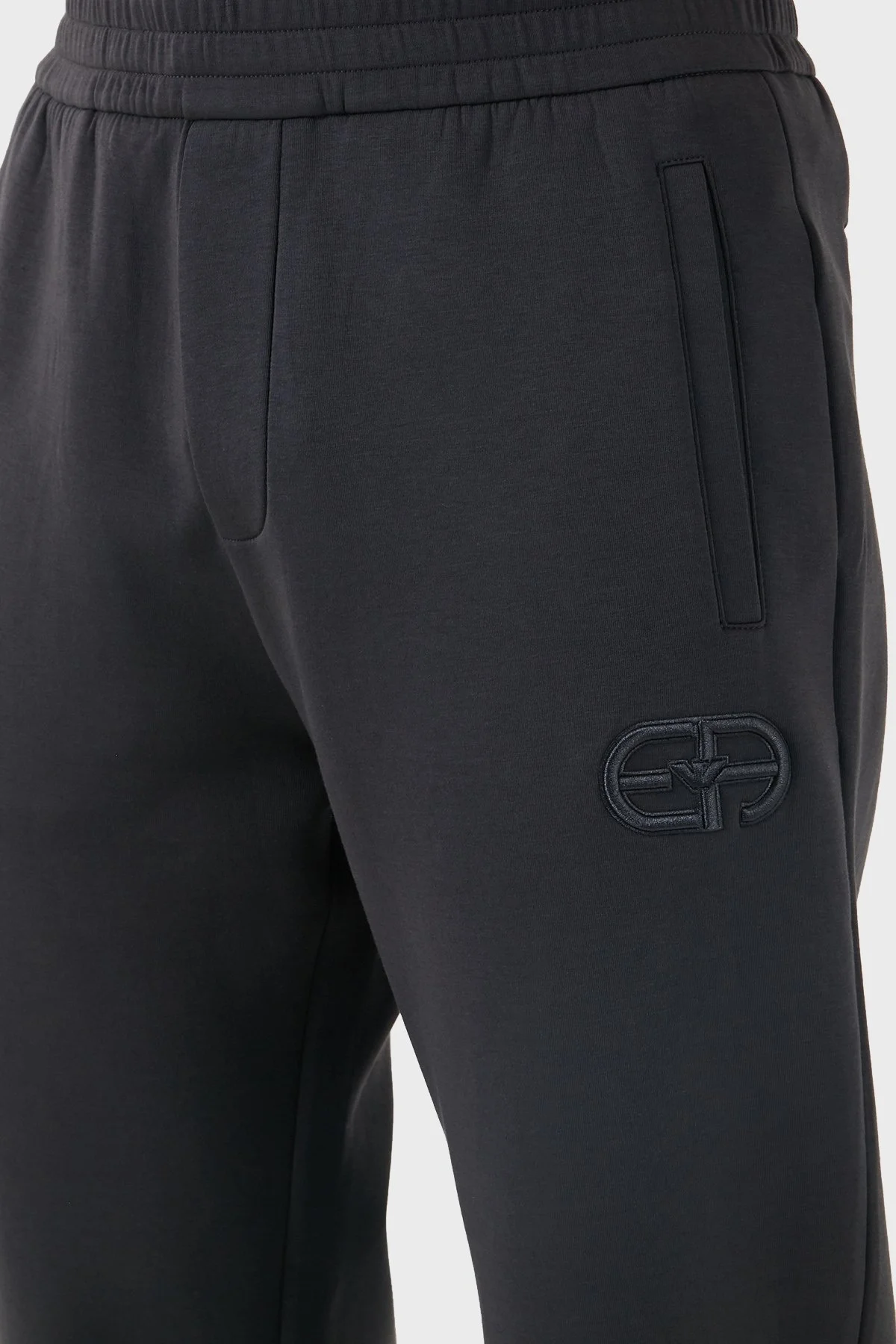 Emporio Armani Slim Fit Pamuklu Logolu Beli Lastikli Cepli Erkek Pantolon 8N1PT0 1JHSZ 0842 ANTRASİT - 11