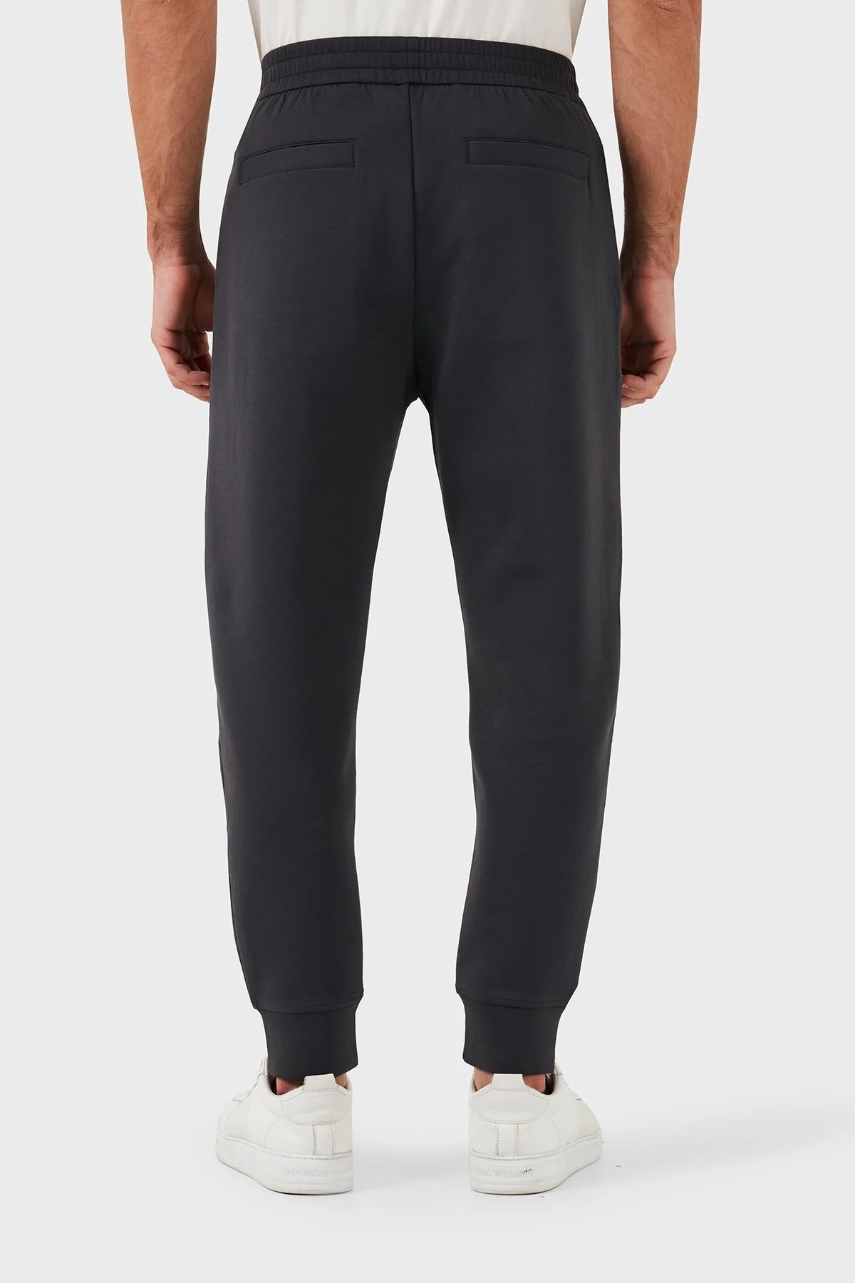 Emporio Armani Slim Fit Pamuklu Logolu Beli Lastikli Cepli Erkek Pantolon 8N1PT0 1JHSZ 0842 ANTRASİT - 12