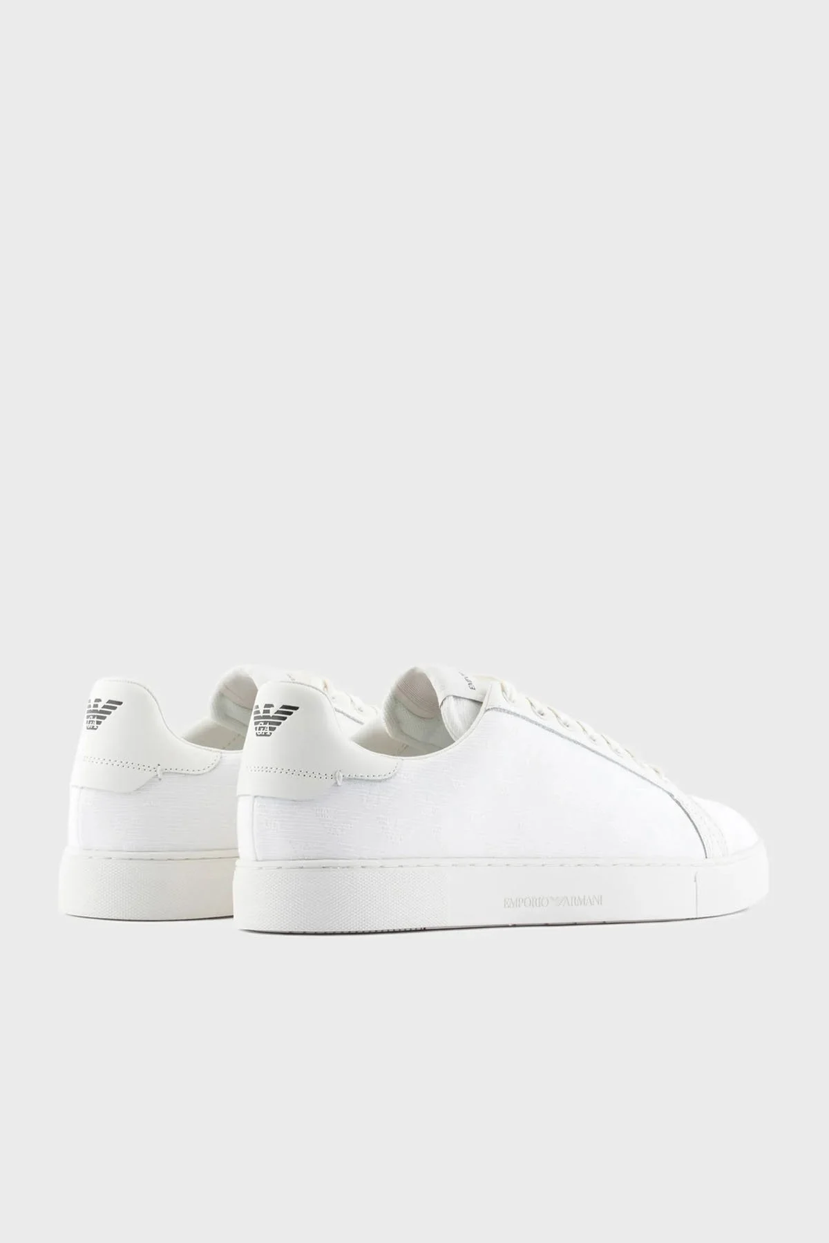 Emporio Armani Sneaker Erkek Ayakkabı X4X316 XM741 M801 BEYAZ - 7