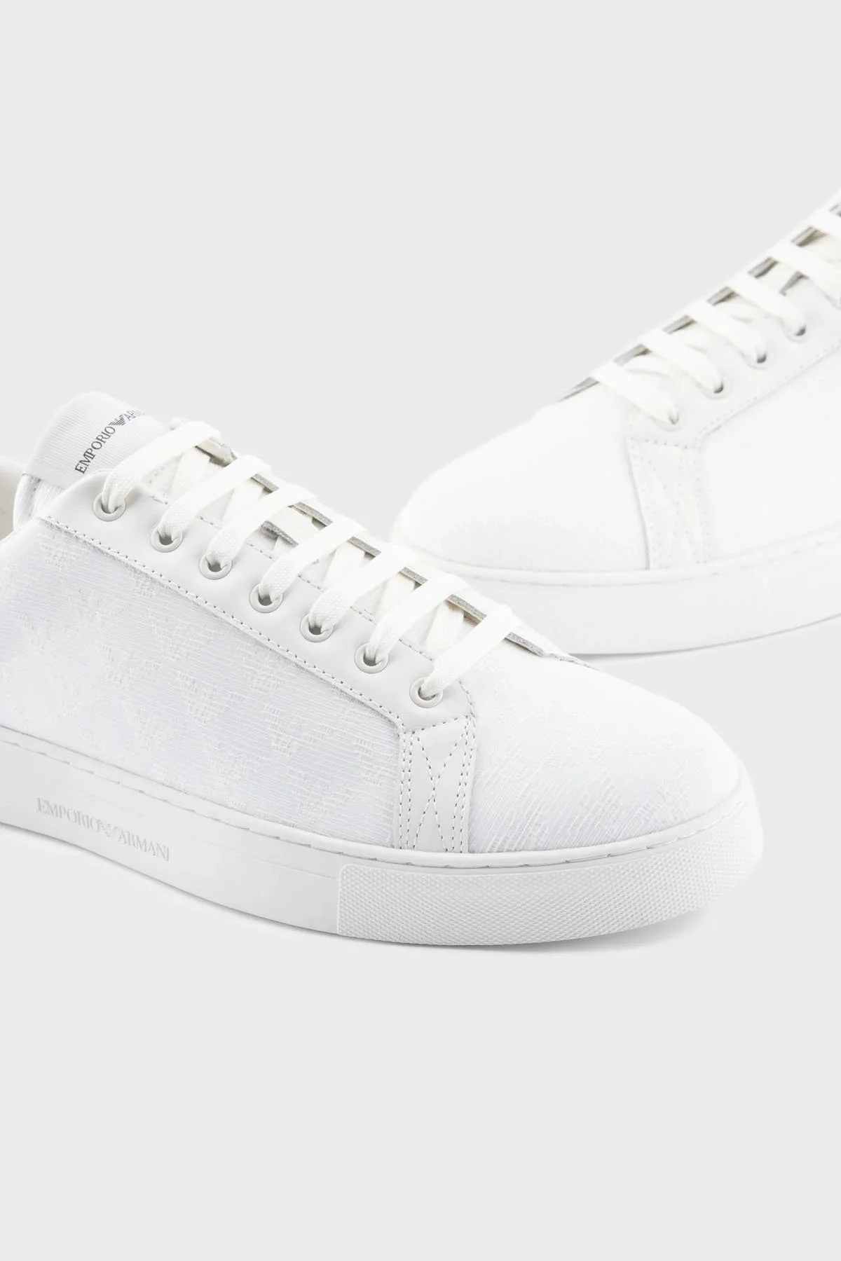 Emporio Armani Sneaker Erkek Ayakkabı X4X316 XM741 M801 BEYAZ - 8