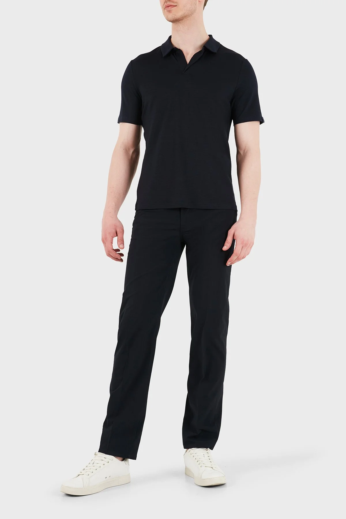 Emporio Armani Straight Fit Normal Bel Düz Paça Erkek Kot Pantolon EM000763 AF21368 UB118 LACİVERT - 2