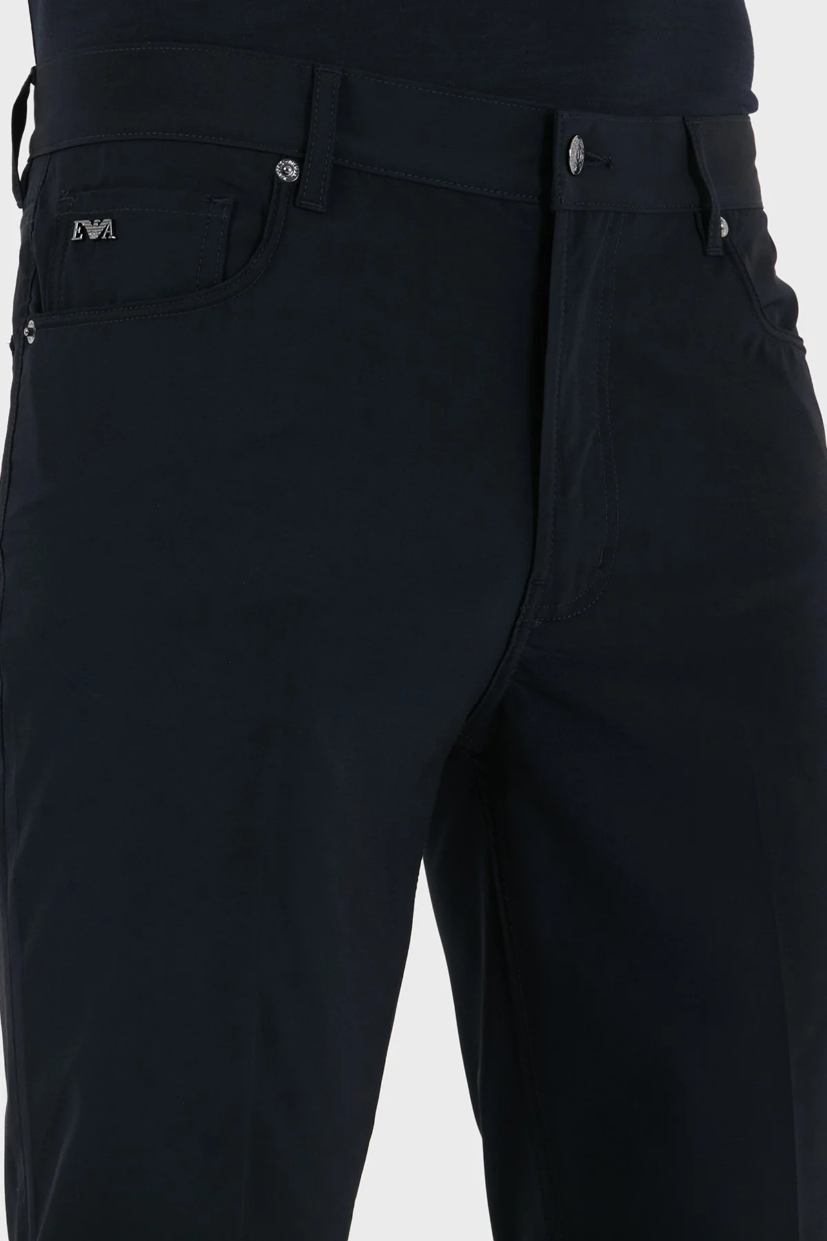 Emporio Armani Straight Fit Normal Bel Düz Paça Erkek Kot Pantolon EM000763 AF21368 UB118 LACİVERT - 6