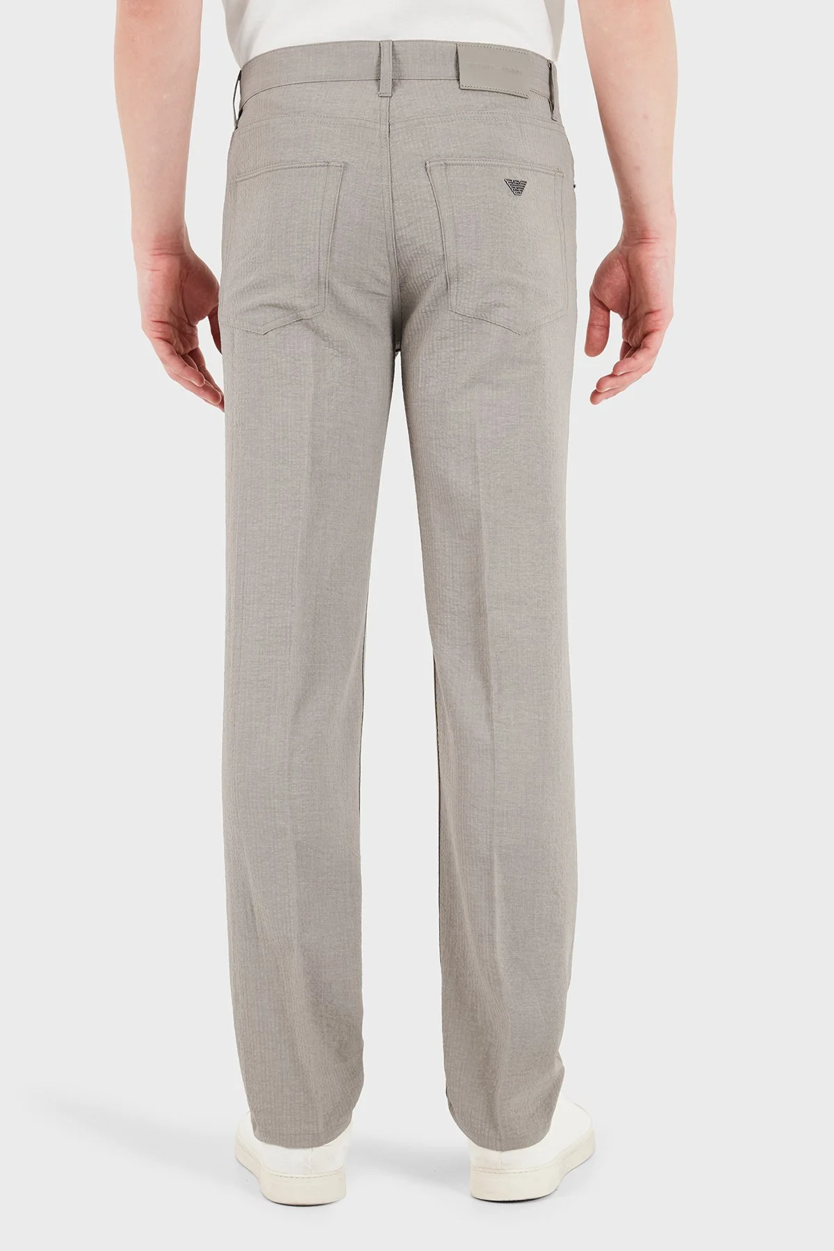 Emporio Armani Straight Fit Normal Bel Düz Paça Erkek Pantolon EM000763 AF13674 U6161 HAKİ - 3