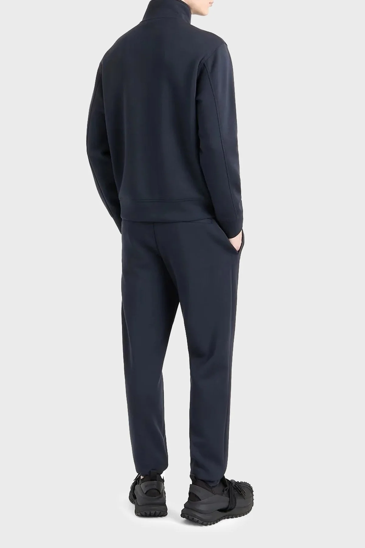 Emporio Armani Streç Logolu Slim Fit Erkek Eşofman Takımı 6D1D72 1JRRZ 0920 LACİVERT - 2