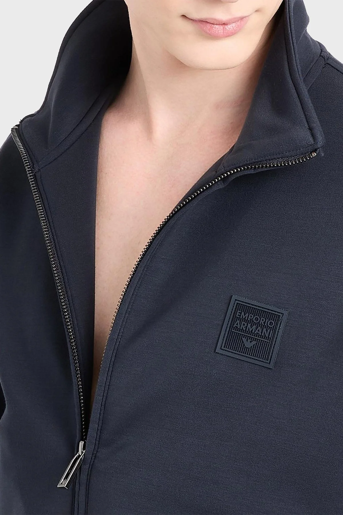 Emporio Armani Streç Logolu Slim Fit Erkek Eşofman Takımı 6D1D72 1JRRZ 0920 LACİVERT - 4