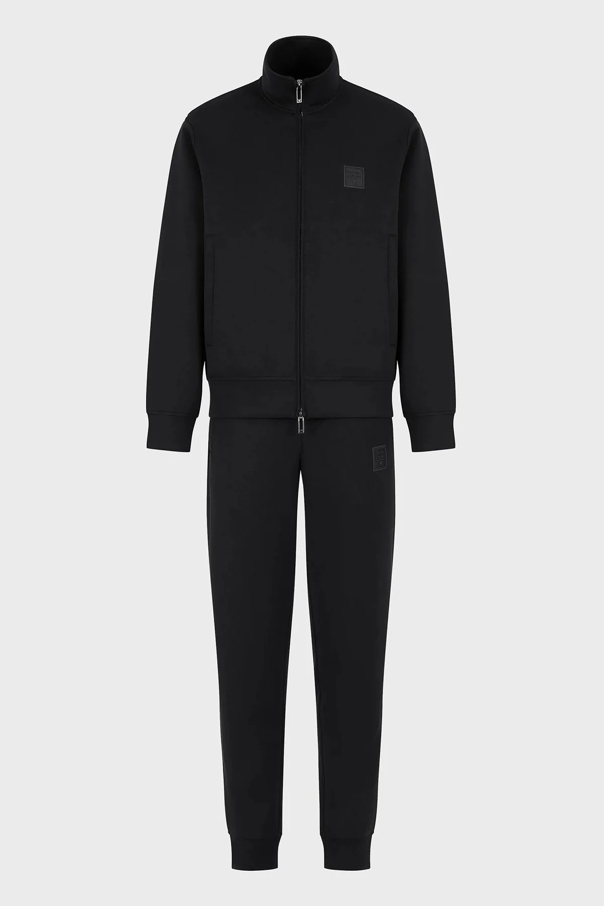 Emporio Armani Streç Logolu Slim Fit Erkek Eşofman Takımı 6D1D72 1JRRZ 0999 SİYAH - 12