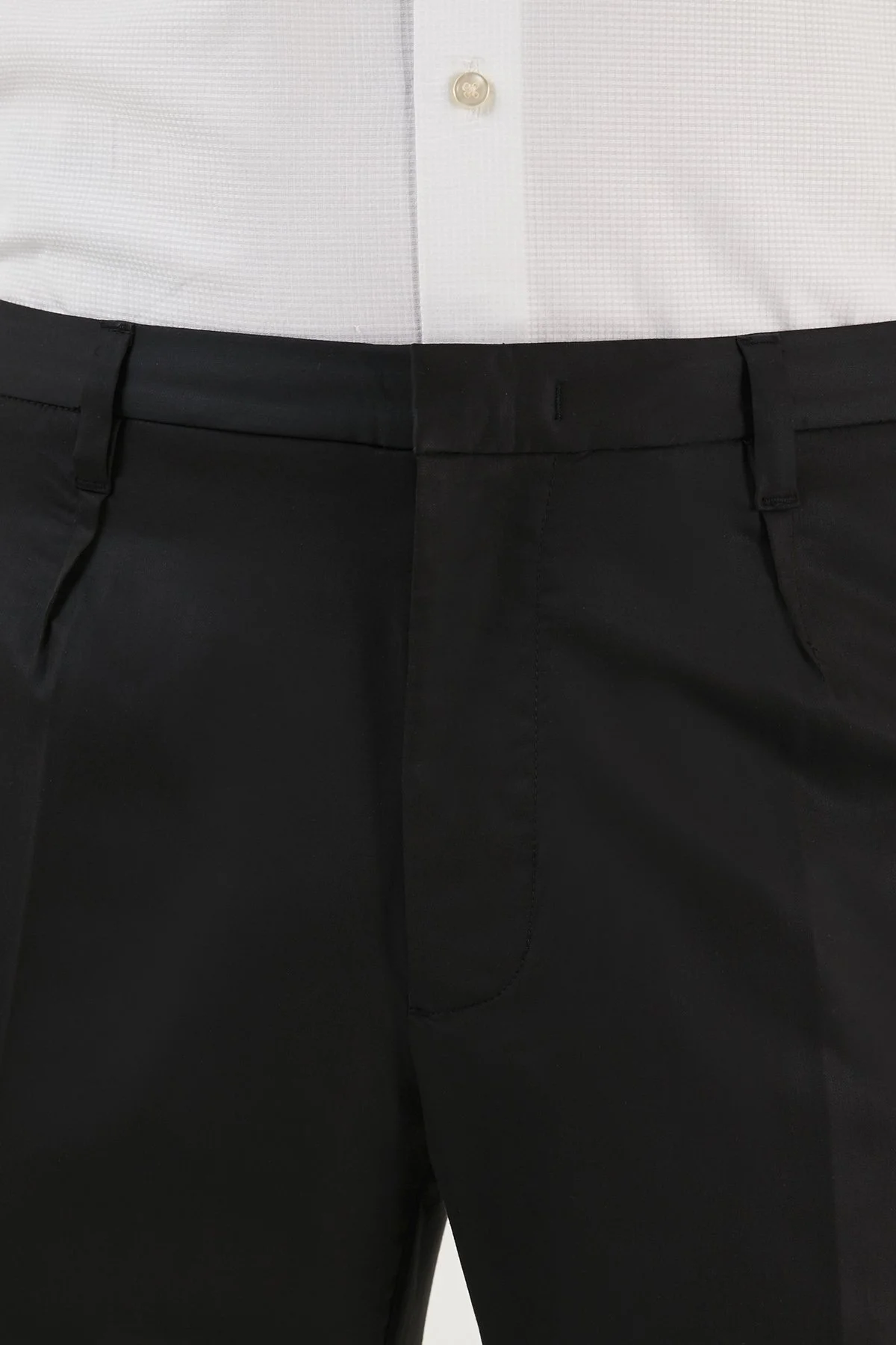 Emporio Armani Streç Normal Bel Düz Paça Slim Fit Erkek Pantolon 3R1PF4 1NSEZ 0999 SİYAH - 6