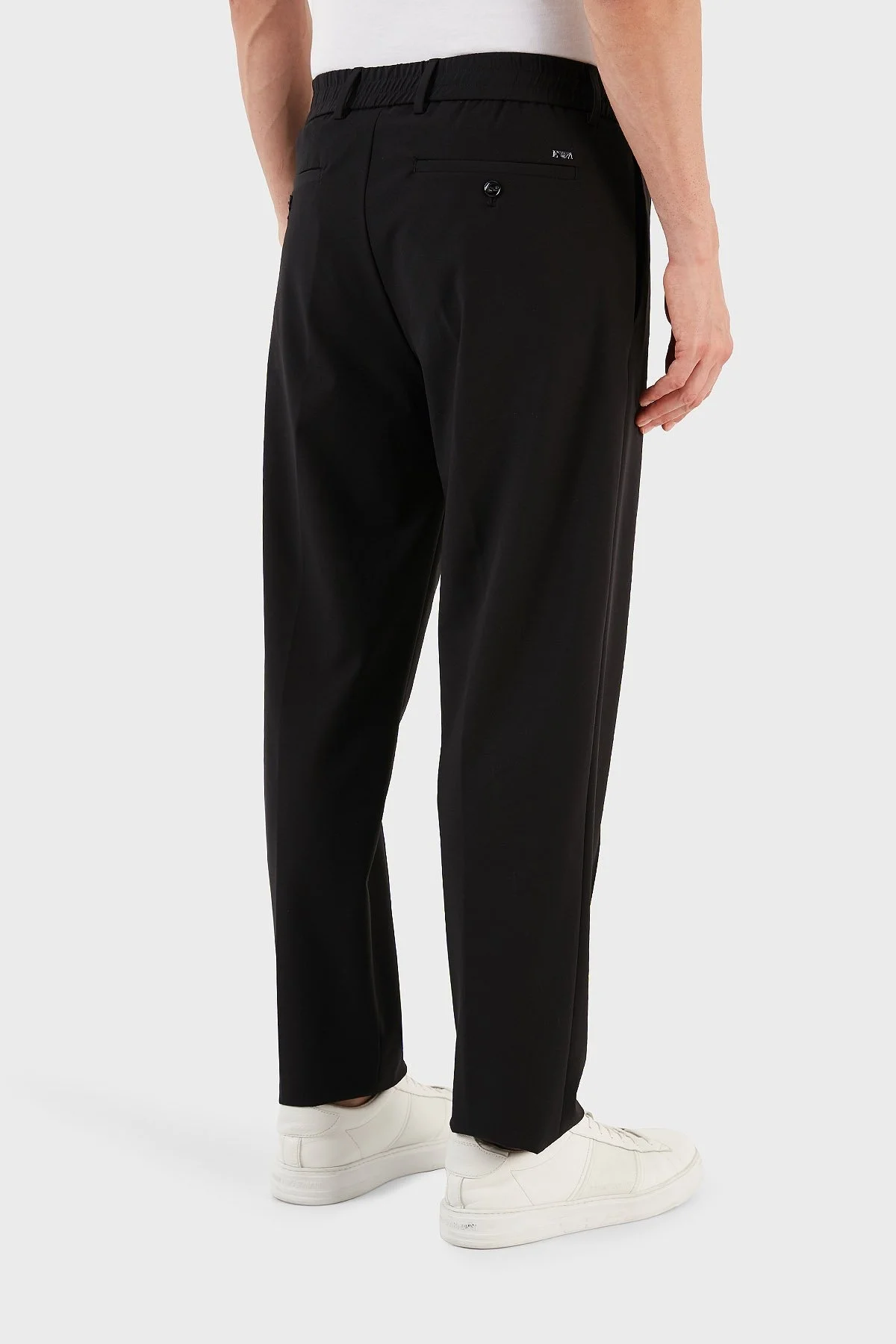Emporio Armani Streç Normal Bel Regular Fit Düz Paça Erkek Pantolon 3R1PF9 1NNIZ 0999 SİYAH - 6