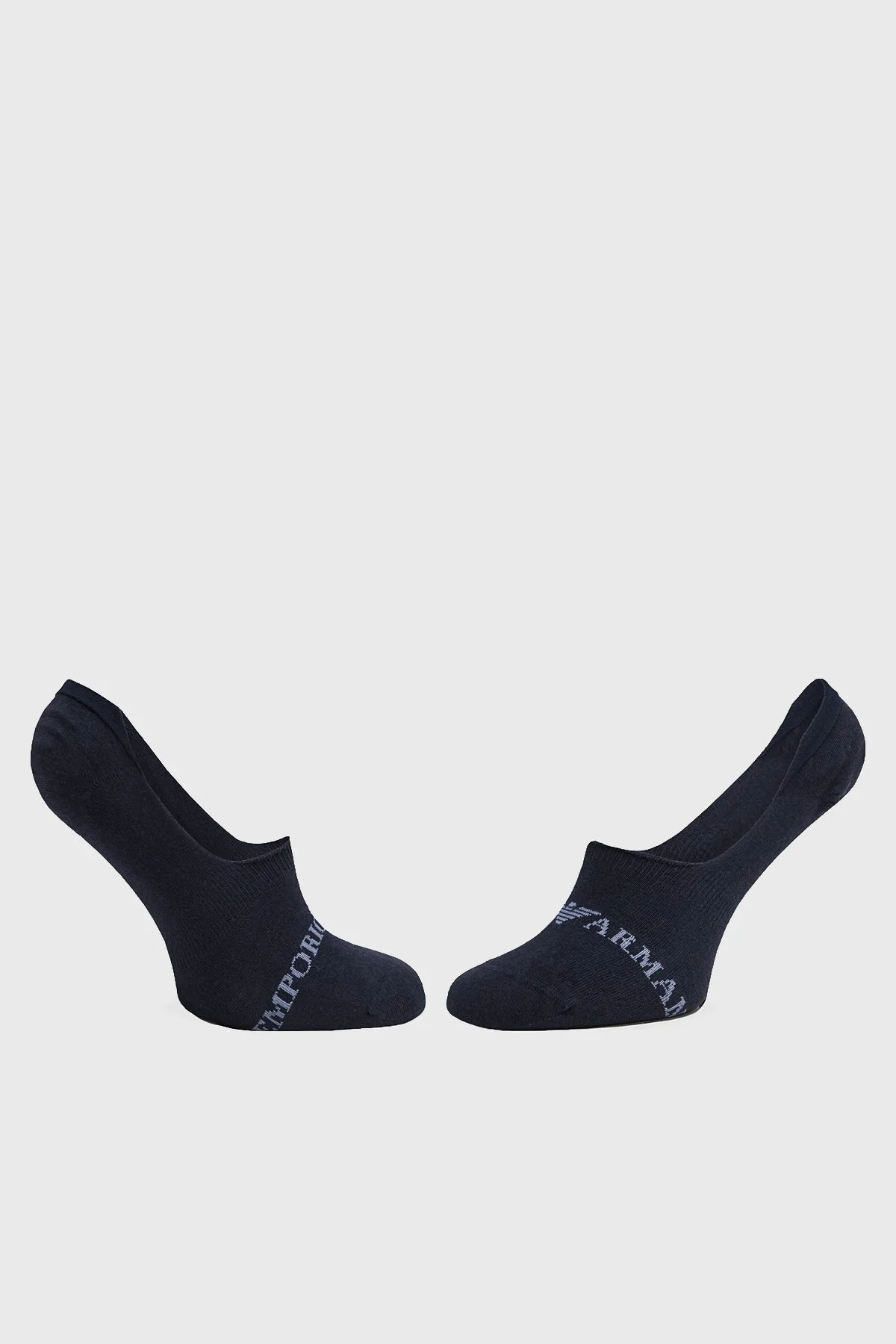 Emporio Armani Streç Pamuklu 3 Pack Babet Erkek Çorap 306227 4R254 70435 LACİVERT - 3