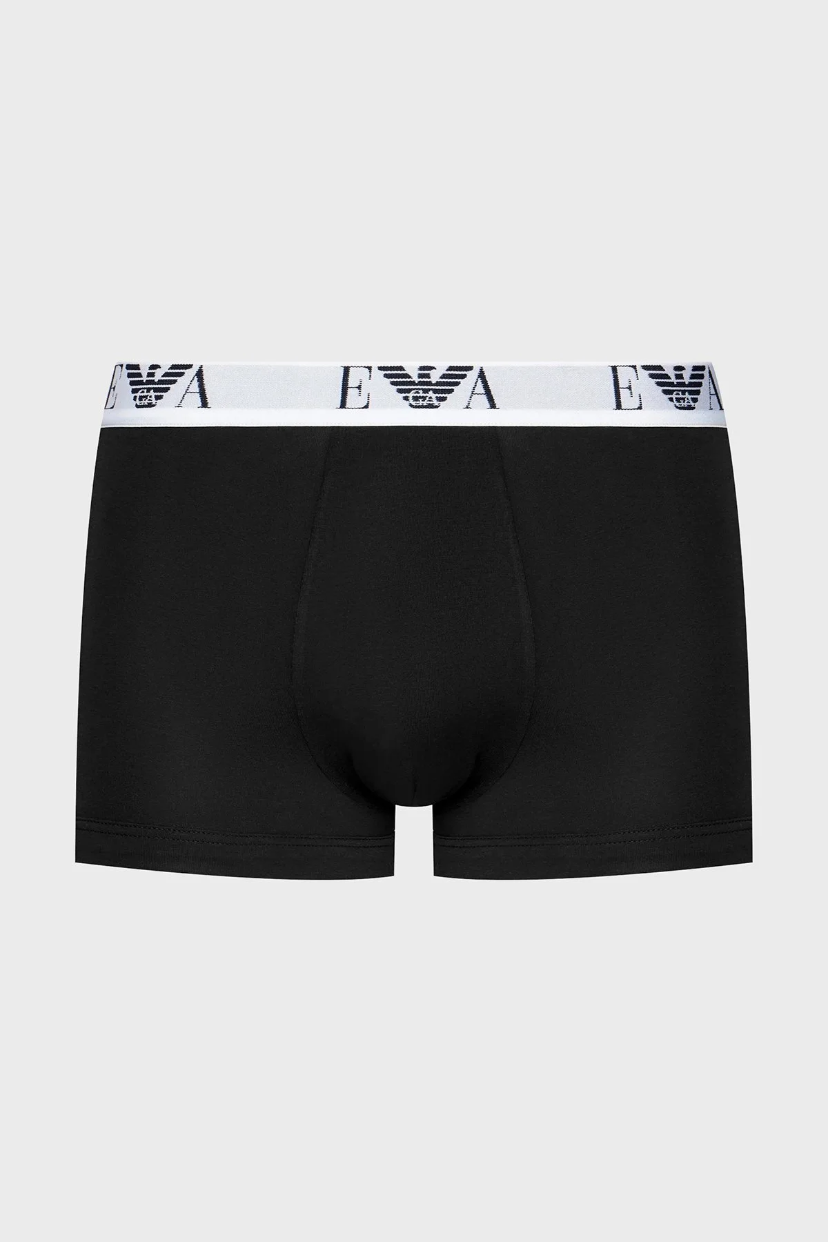Emporio Armani Streç Pamuklu 3 Pack Erkek Boxer EM000259 AF14131 M0042 Siyah-Beyaz-Lacivert - 2