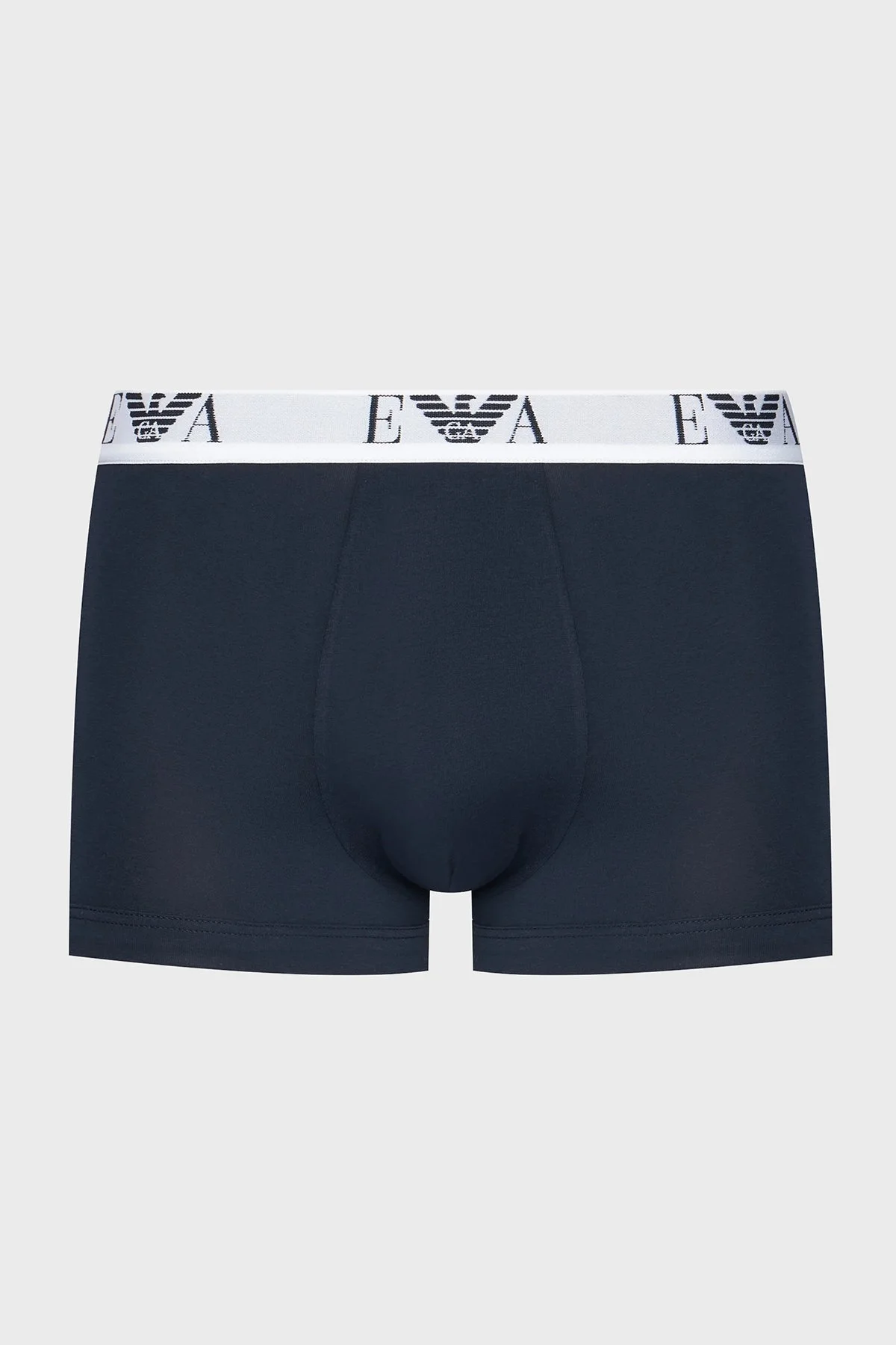 Emporio Armani Streç Pamuklu 3 Pack Erkek Boxer EM000259 AF14131 MB139 LACİVERT - 2
