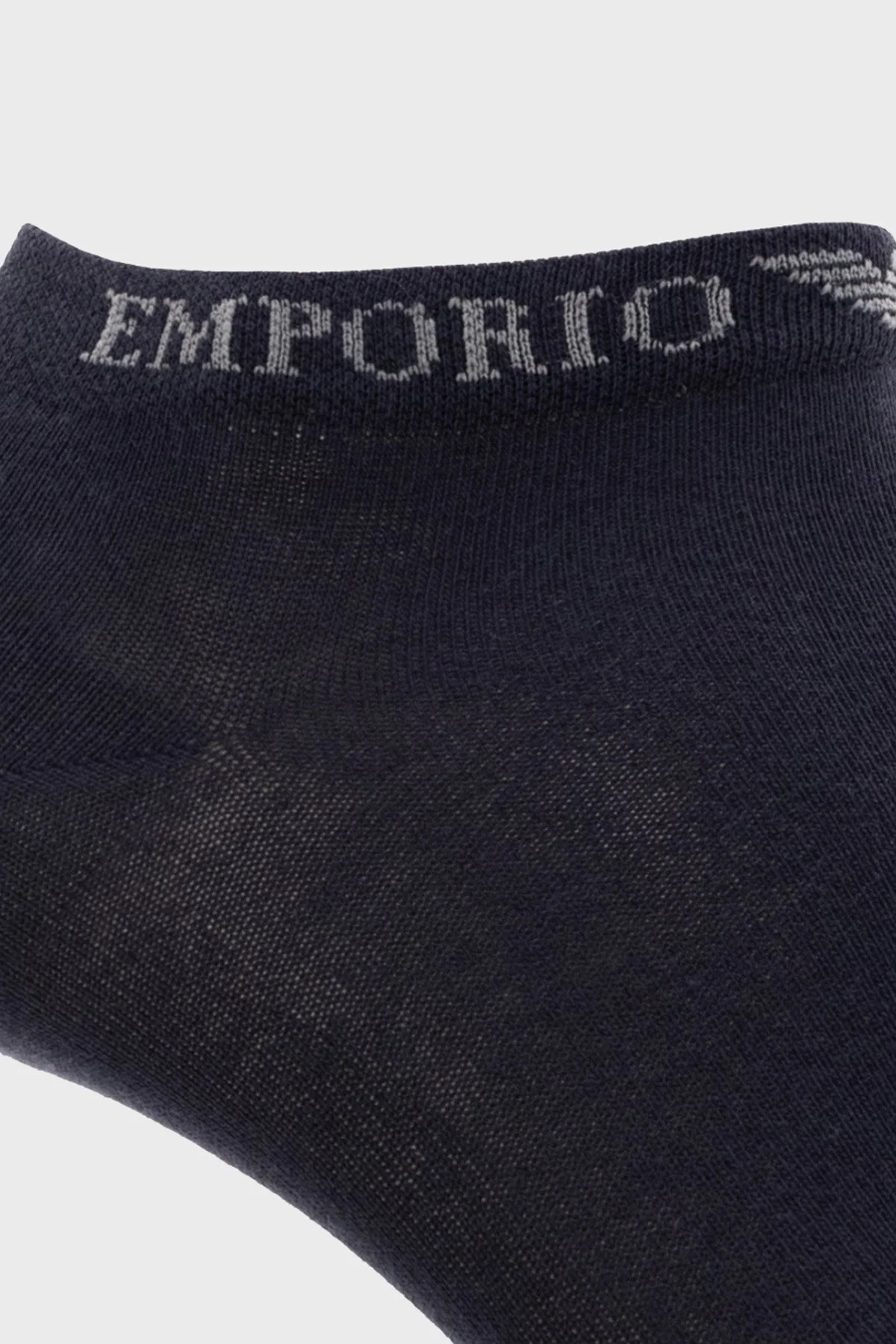 Emporio Armani Streç Pamuklu 3 Pack Erkek Çorap 300038 3R254 64135 LACİVERT - 3