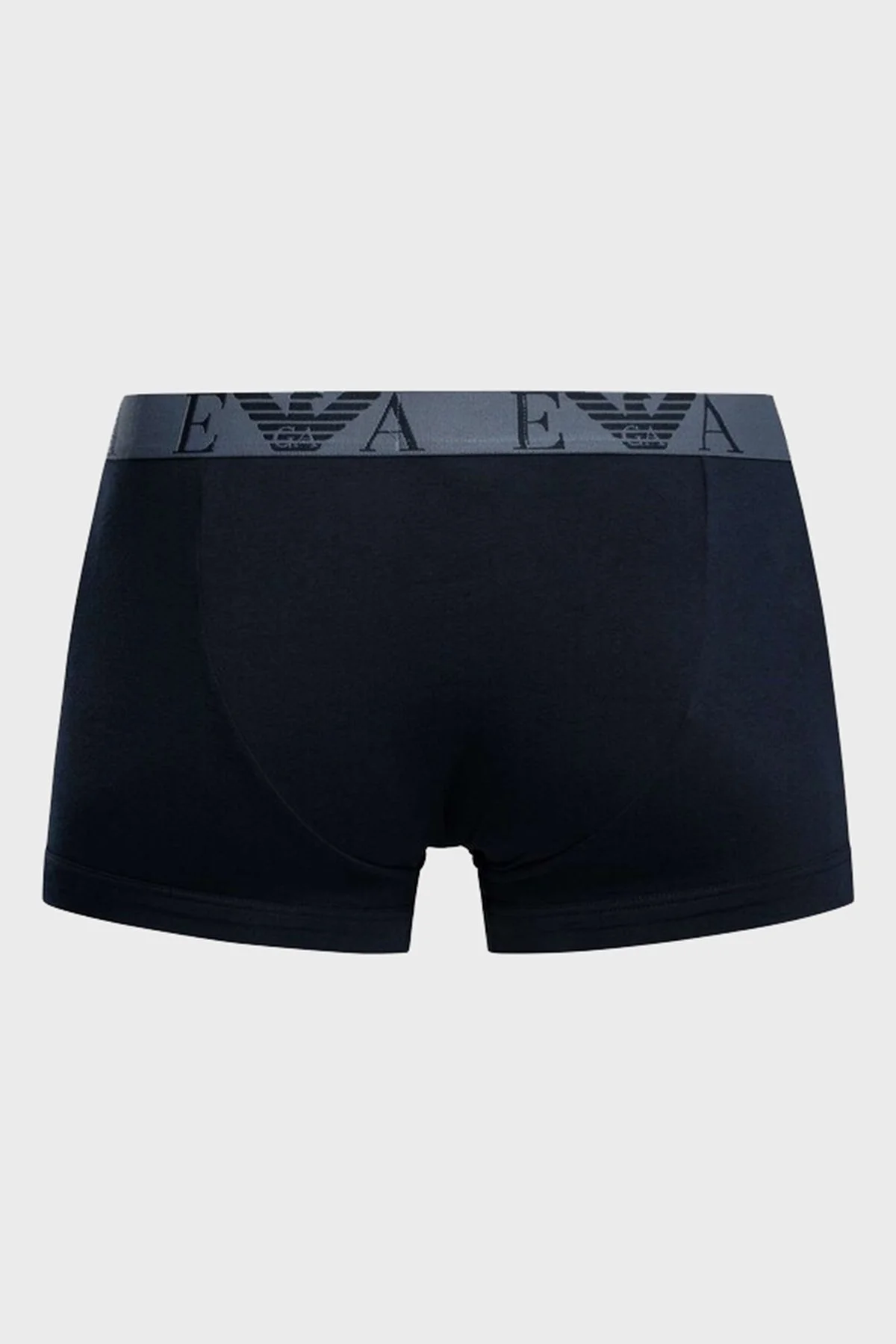 Emporio Armani Streç Pamuklu Logo Baskılı 3 Pack Erkek Boxer EM000259 AF10778 MB254 LACİVERT - 4
