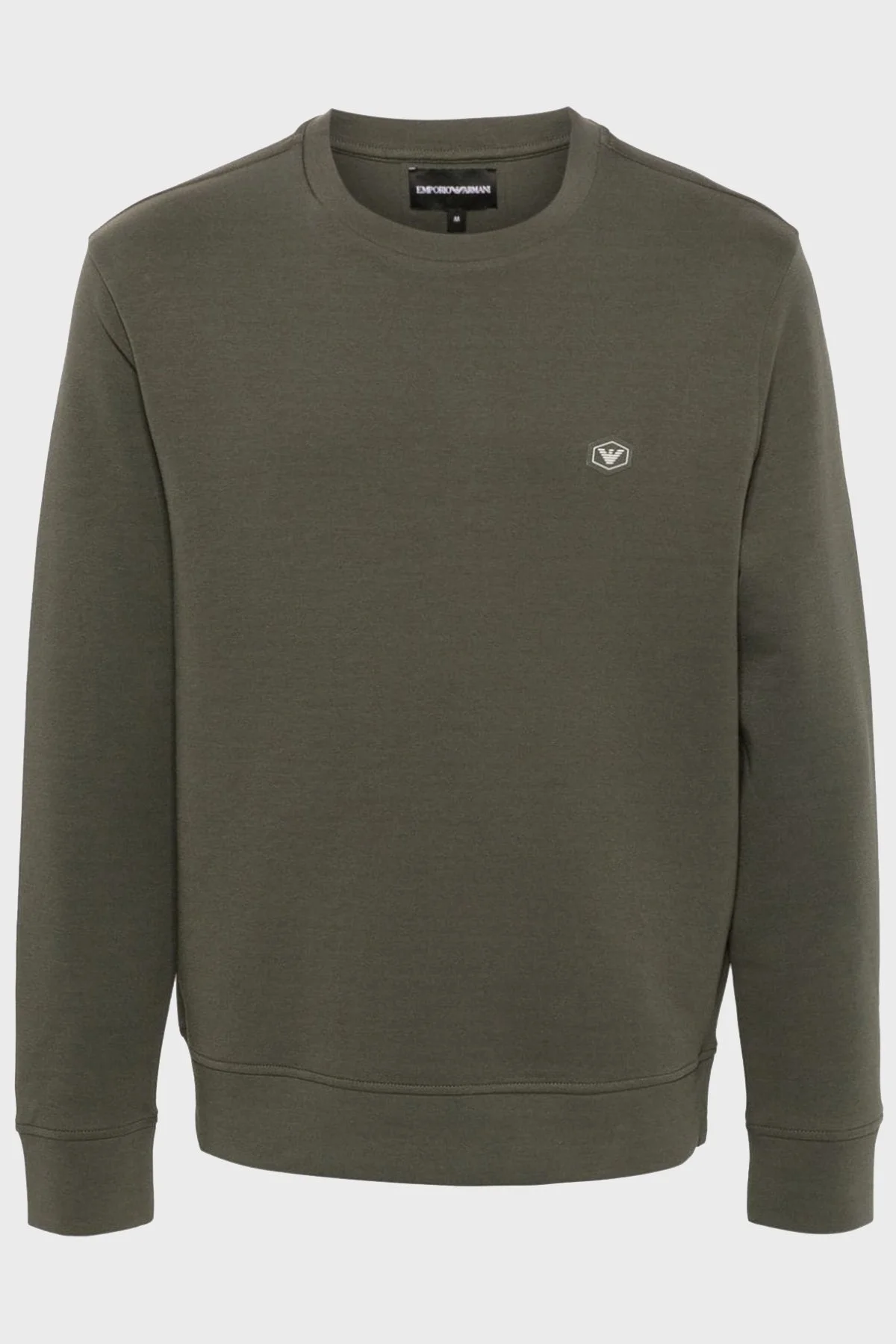 Emporio Armani Streç Pamuklu Regular Fit Erkek Sweat 8N1MD1 1JHSZ 06K0 HAKİ - 5
