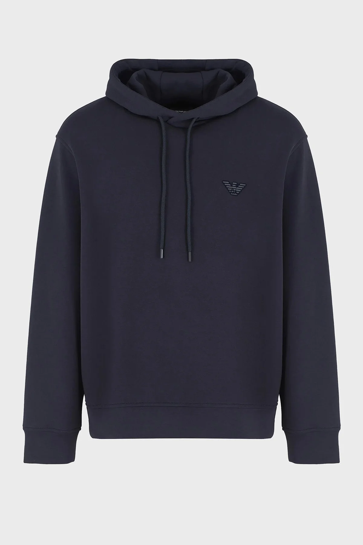 Emporio Armani Streç Pamuklu Regular Fit Kapüşonlu Erkek Sweat 6D1M94 1JHSZ 0950 LACİVERT - 4