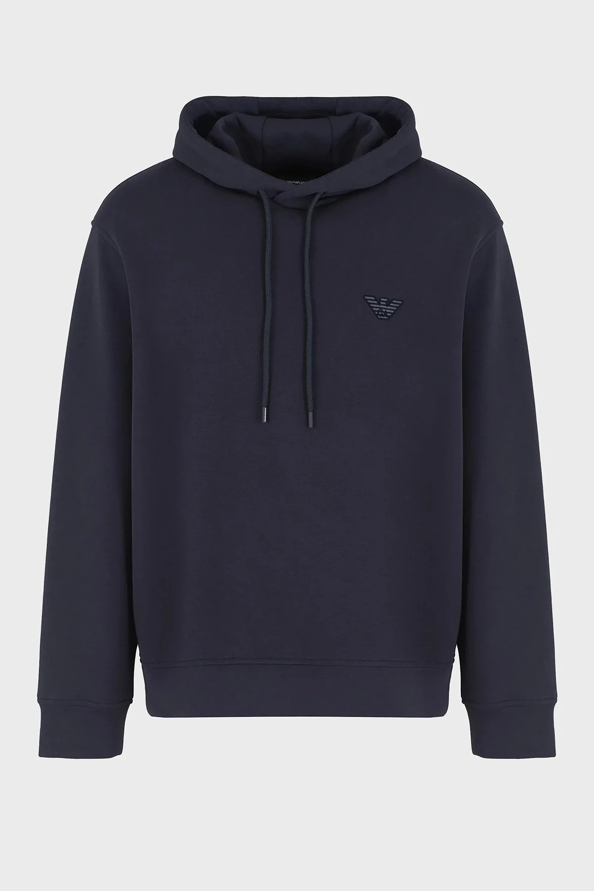 Emporio Armani Streç Pamuklu Regular Fit Kapüşonlu Erkek Sweat 6D1M94 1JHSZ 0950 LACİVERT - 4