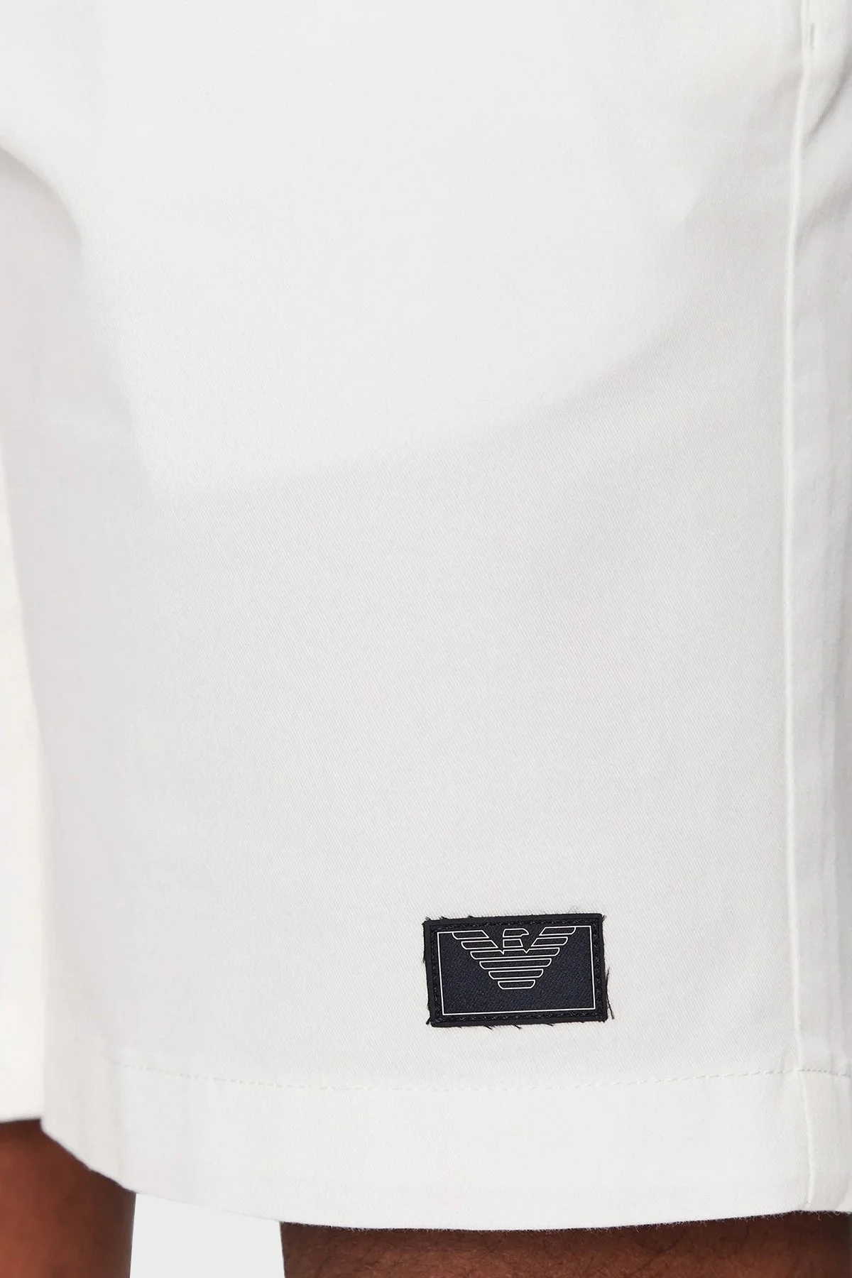 Emporio Armani Streç Pamuklu Regular Fit Normal Bel Erkek Short EM000591 AF12336 U0002 BEYAZ - 5