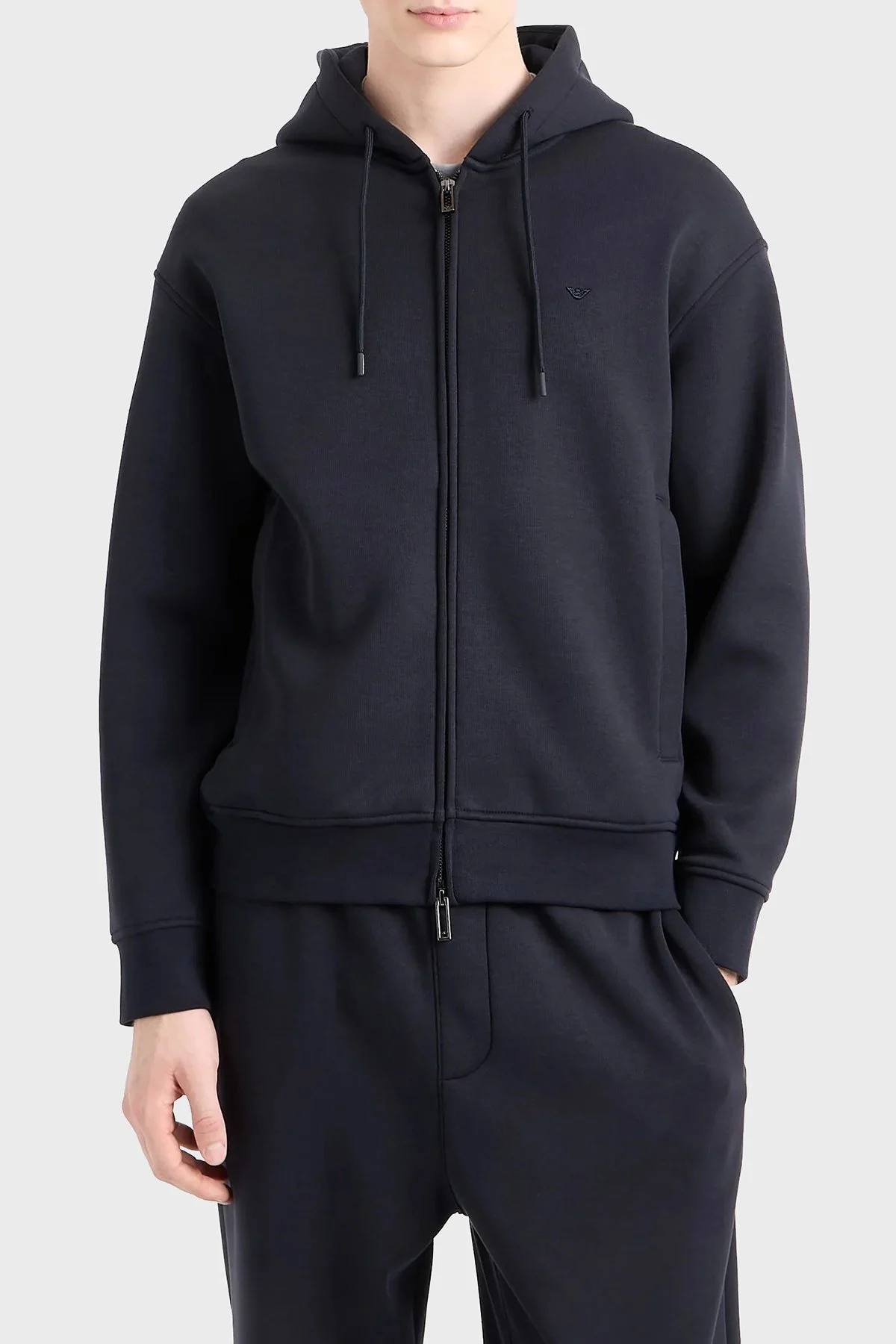 Emporio Armani Streç Pamuklu Regular Fit Polarlı Erkek Sweat 6D1M90 1JOTZ 0920 LACİVERT - 1