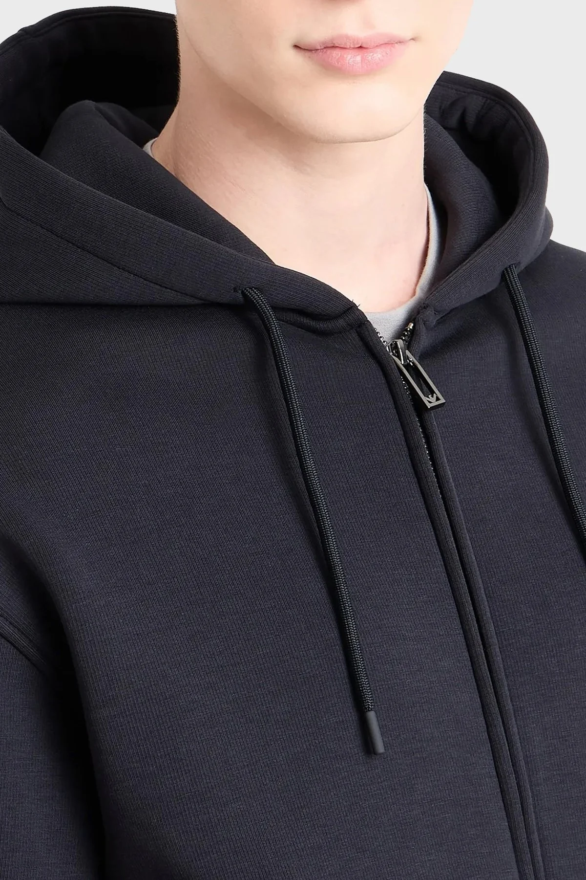 Emporio Armani Streç Pamuklu Regular Fit Polarlı Erkek Sweat 6D1M90 1JOTZ 0920 LACİVERT - 4