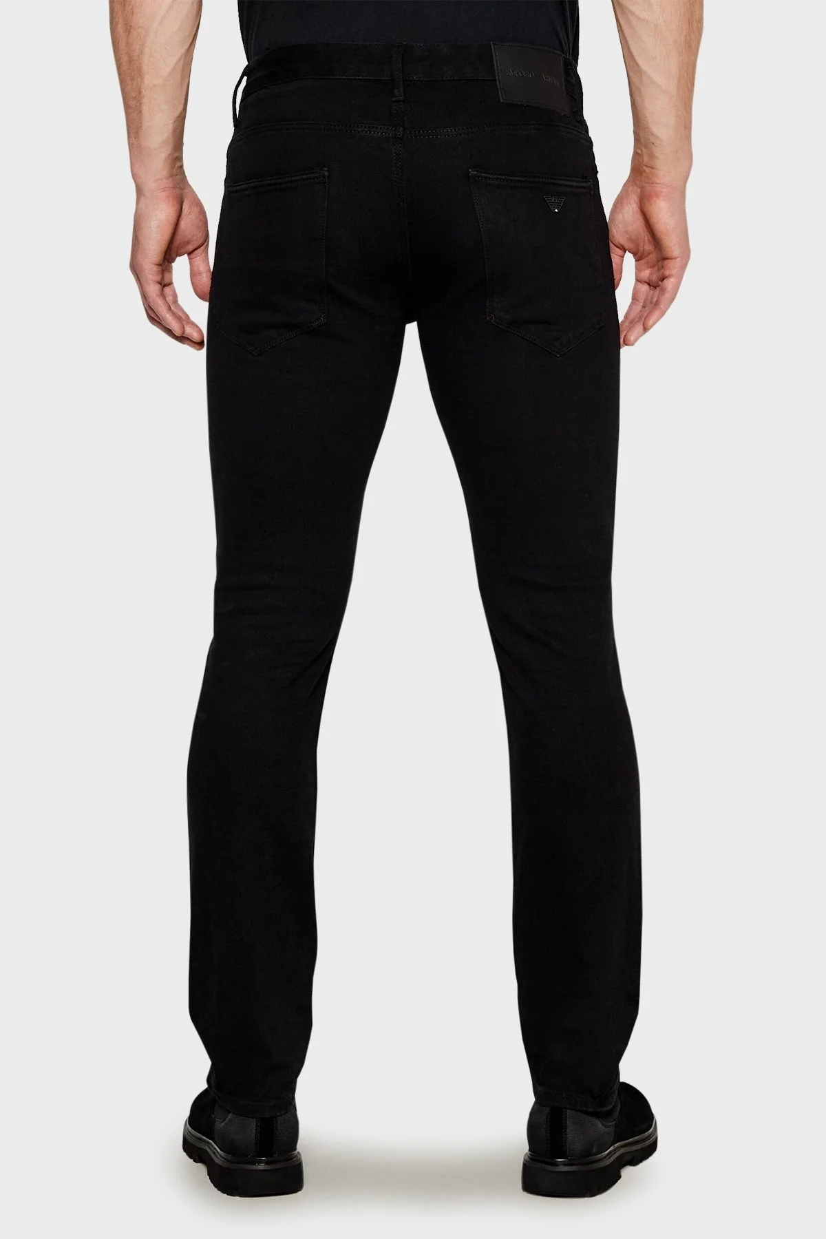 Emporio Armani Streç Pamuklu Skinny Fit Jeans Erkek Kot Pantolon 6D1J06 1D96Z 0005 SİYAH - 7