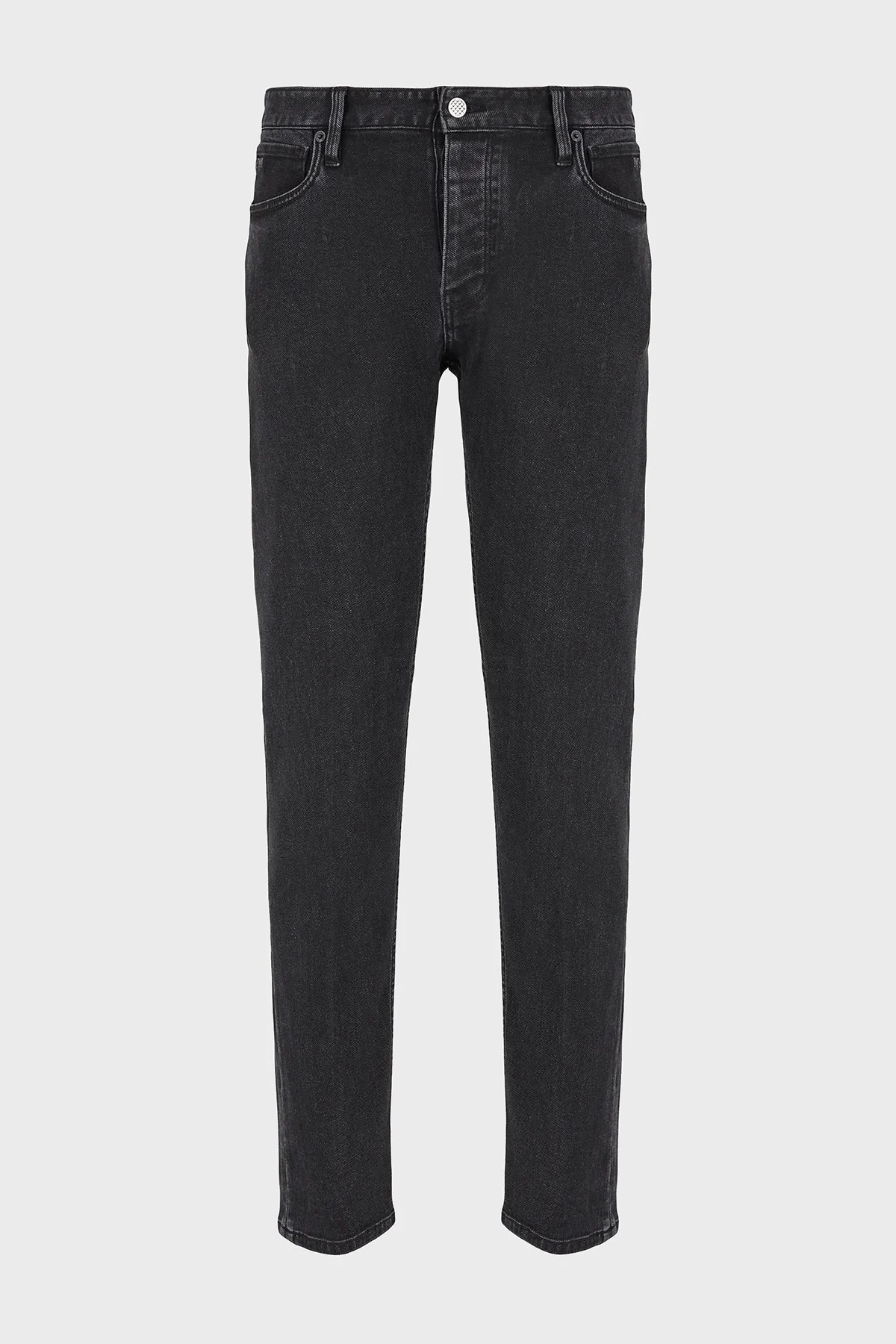 Emporio Armani Streç Pamuklu Slim Fit Düşük Bel Jeans Erkek Kot Pantolon 6D1J75 1DTMZ 0005 SİYAH - 5