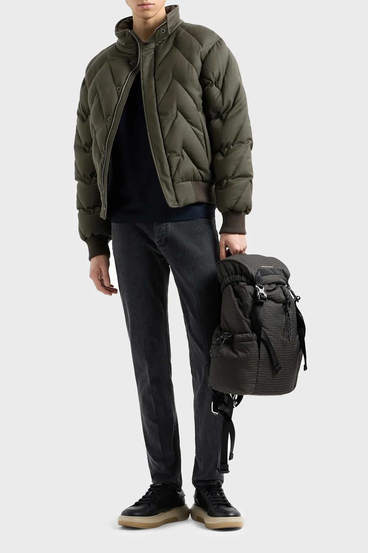 Emporio Armani Streç Pamuklu Slim Fit Düşük Bel Jeans Erkek Kot Pantolon 6D1J75 1DTPZ 0006 SİYAH - 2