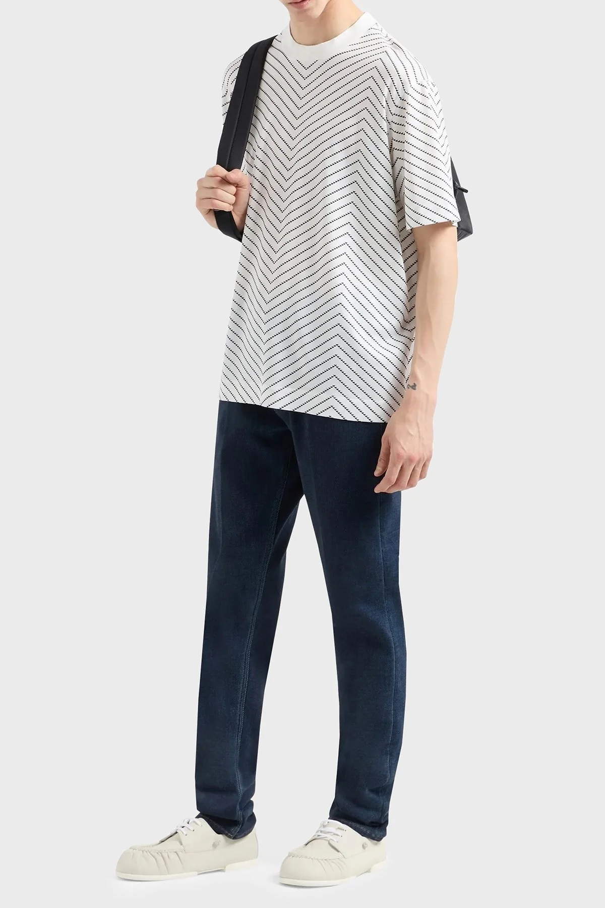 Emporio Armani Streç Pamuklu Slim Fit Normal Bel Düz Paça Jeans Erkek Kot Pantolon 6D1J75 1DTRZ 0941 LACİVERT - 2