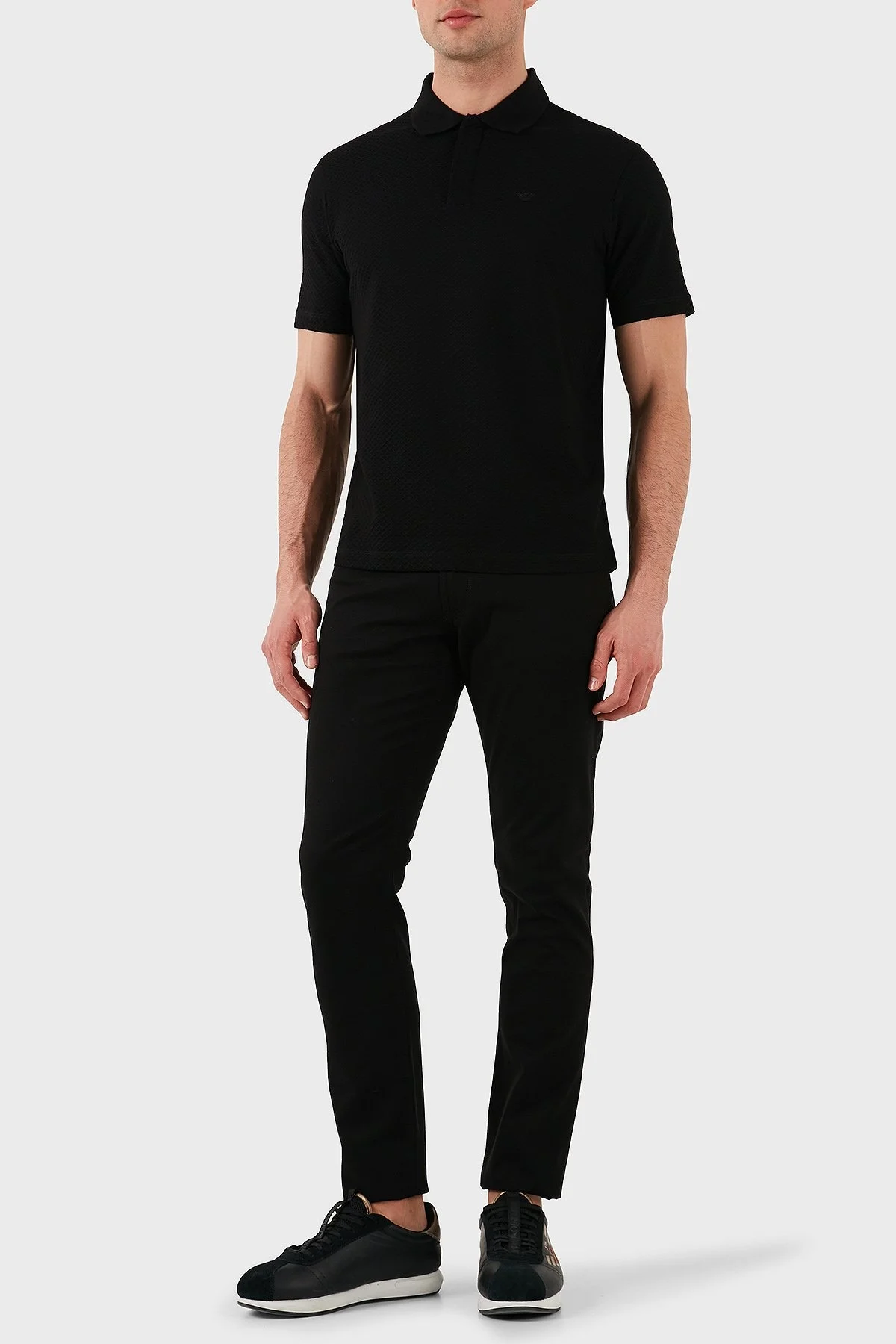 Emporio Armani Streç Pamuklu Slim Fit Normal Bel Düz Paça Jeans Erkek Kot Pantolon EM000121 AF14123 UC001 SİYAH - 7