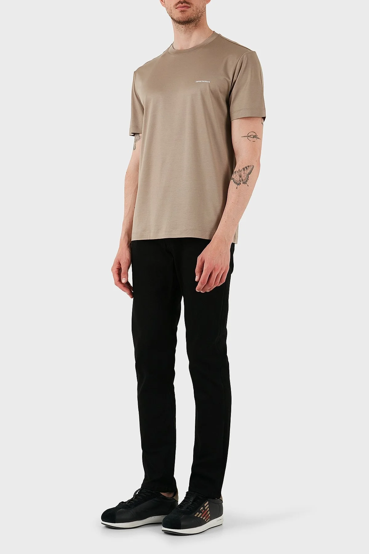 Emporio Armani Streç Pamuklu Slim Fit Normal Bel Düz Paça Jeans Erkek Kot Pantolon EM000121 AF15954 MC002 SİYAH - 2