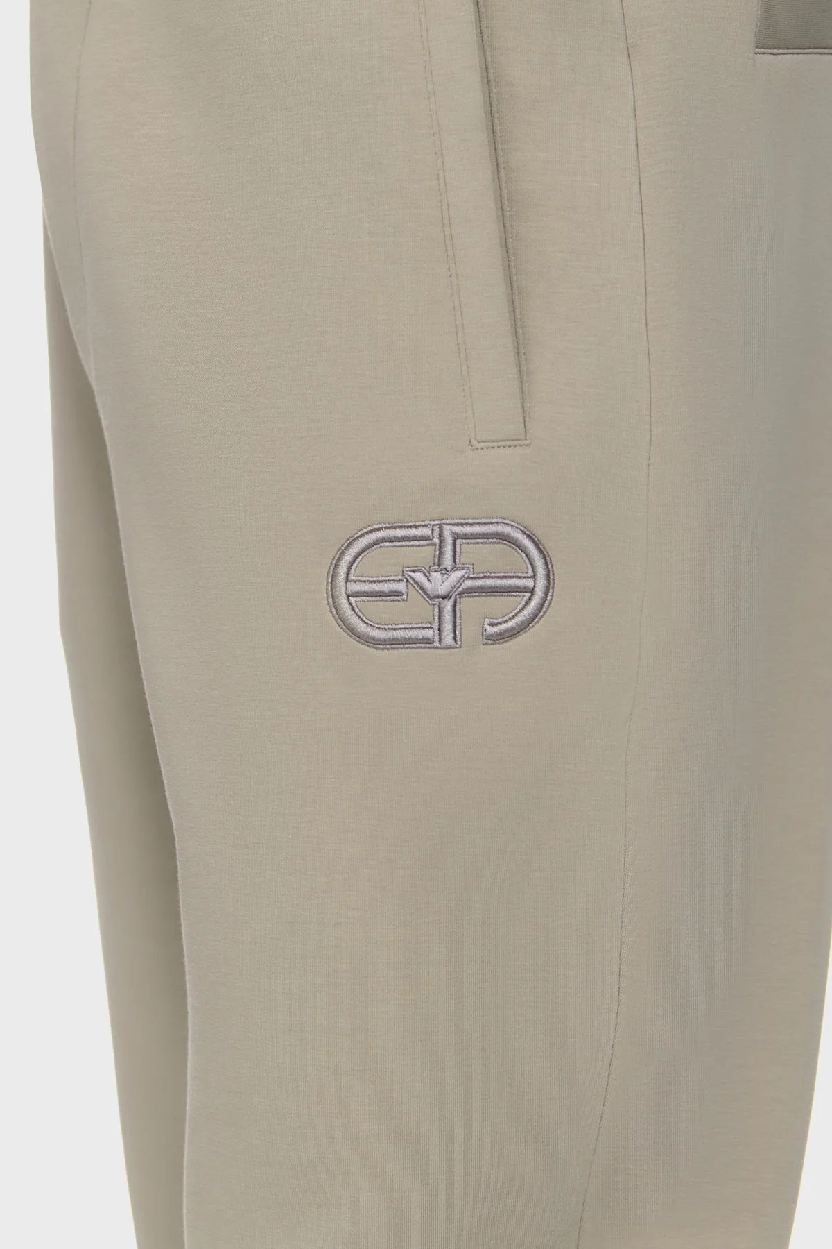 Emporio Armani Streç Pamuklu Spor Erkek Pantolon 8N1PT0 1JHSZ 0643 GRİ - 10