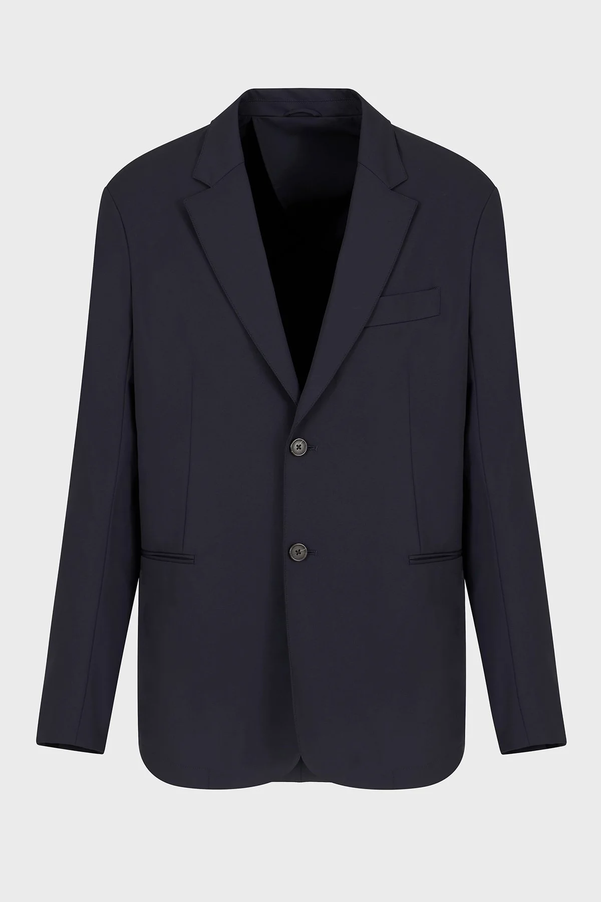 Emporio Armani Streç Regular Fit Apaş Yaka Blazer Erkek Ceket EM001012 AF10047 UB118 LACİVERT - 5